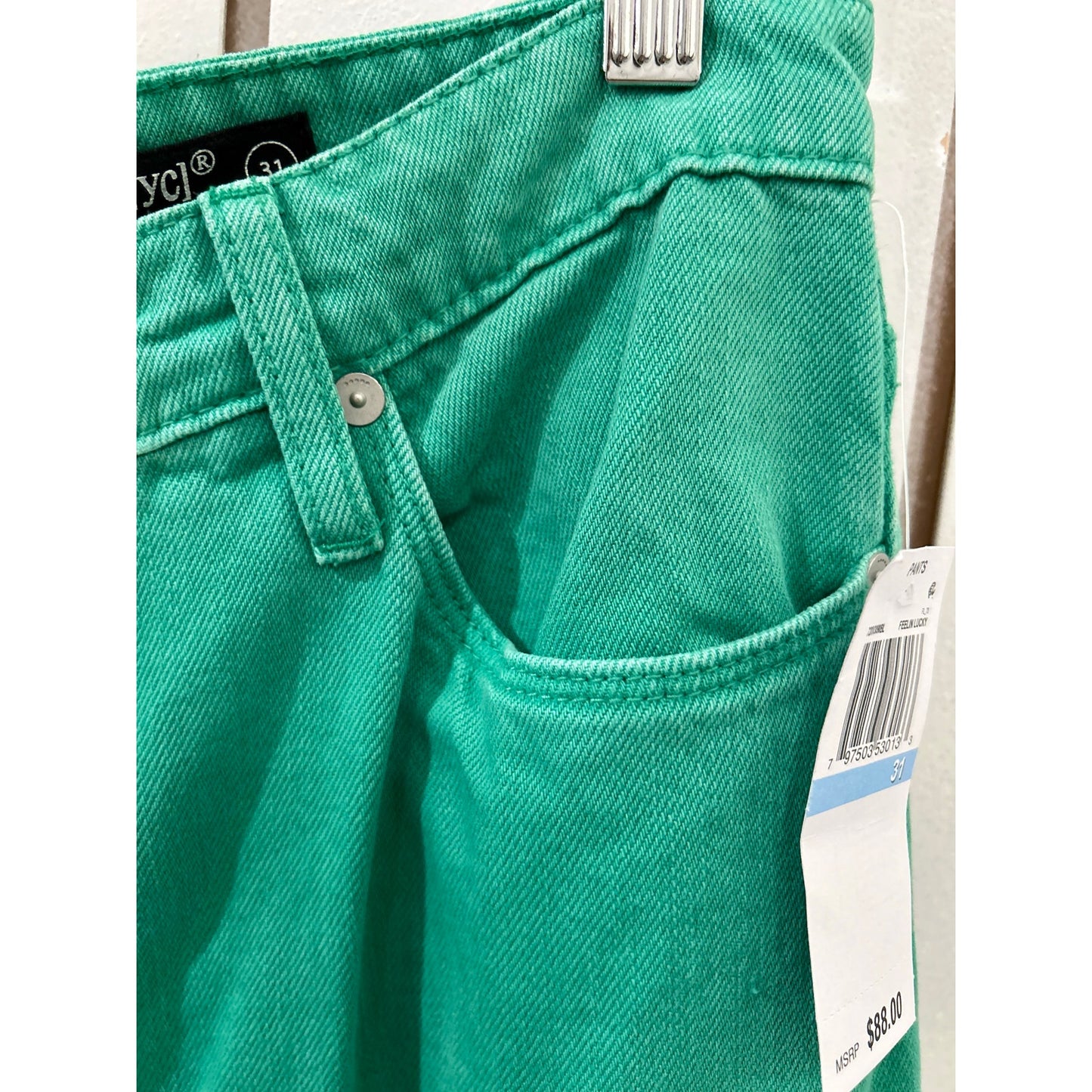 Blank NYC Denim Green Size 31