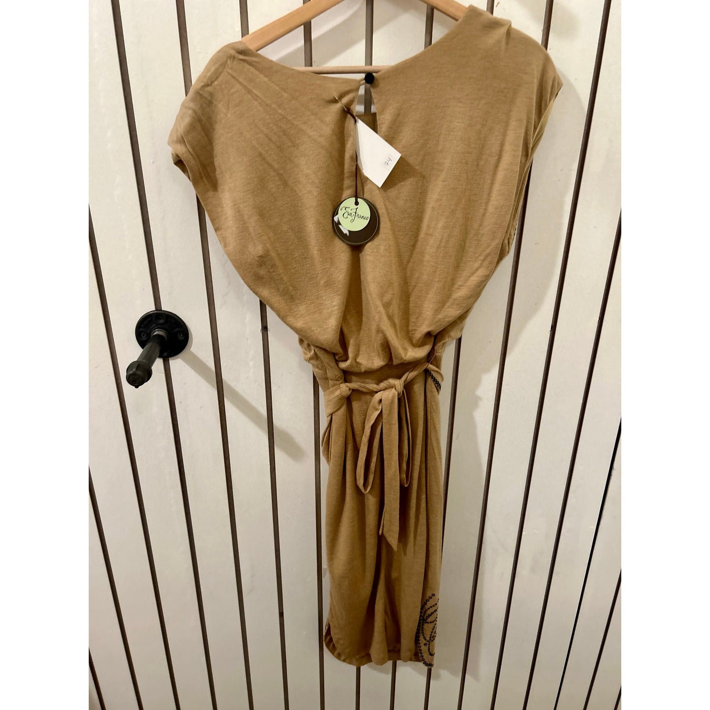 Eva Franco Tan Rivet Dress Size 2 NWT