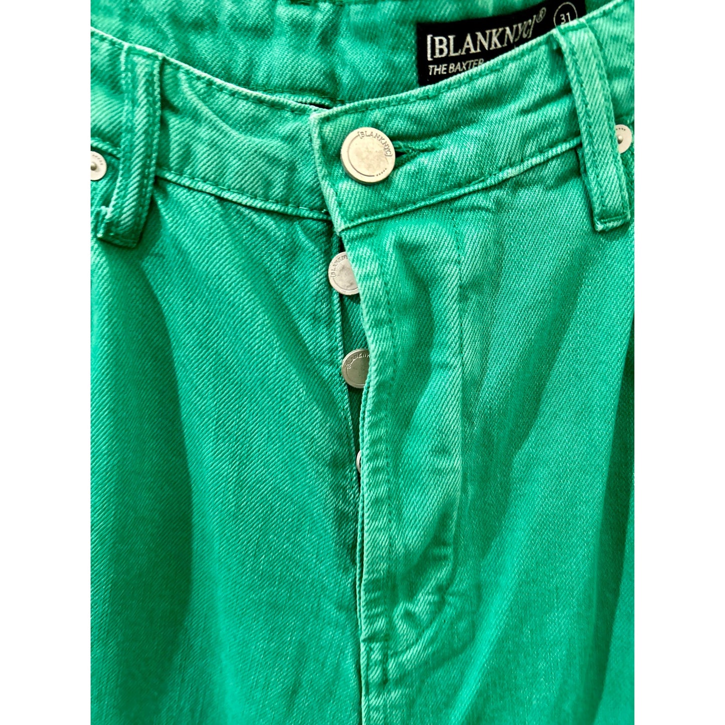 Blank NYC Denim Green Size 31