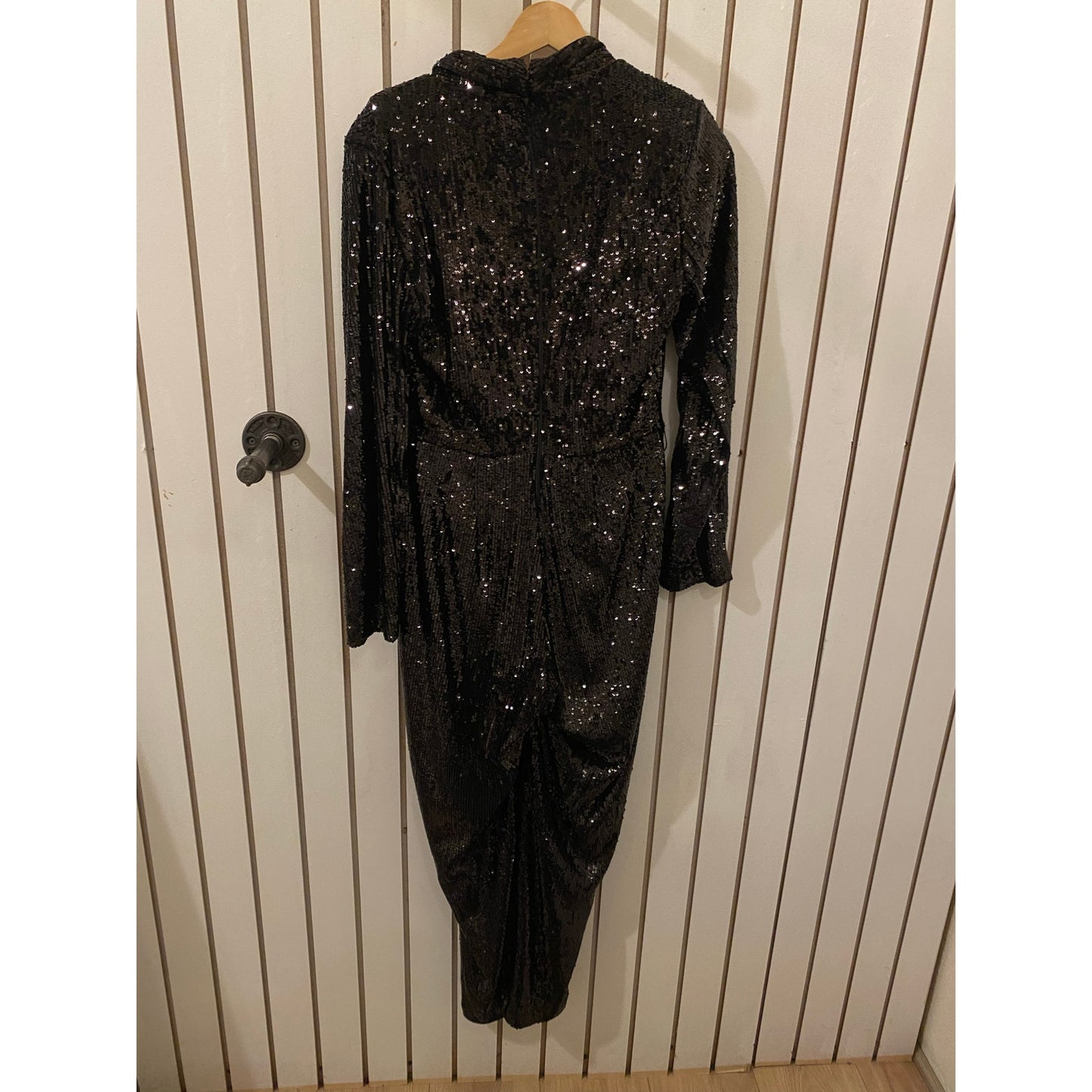 Express Sequin Jumpsuit Size