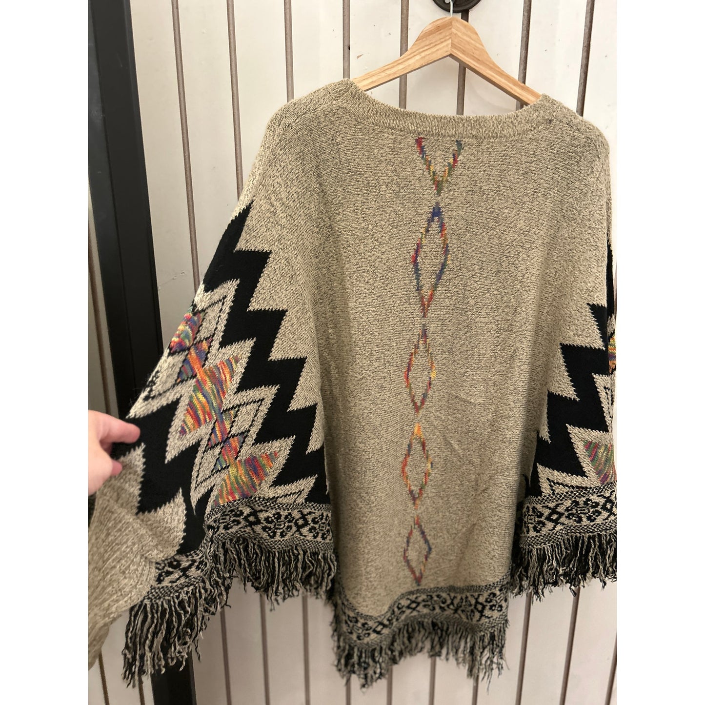 Adora Plus Size Sweater Poncho Boho Style XL, 2XL and 3XL