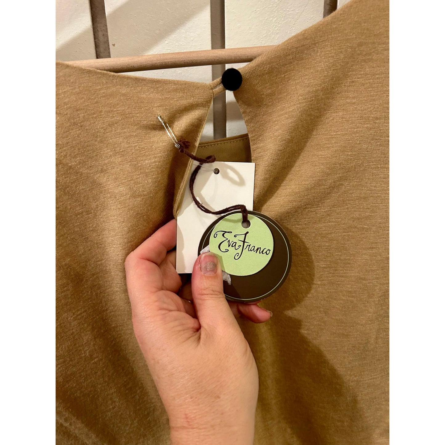 Eva Franco Tan Rivet Dress Size 2 NWT