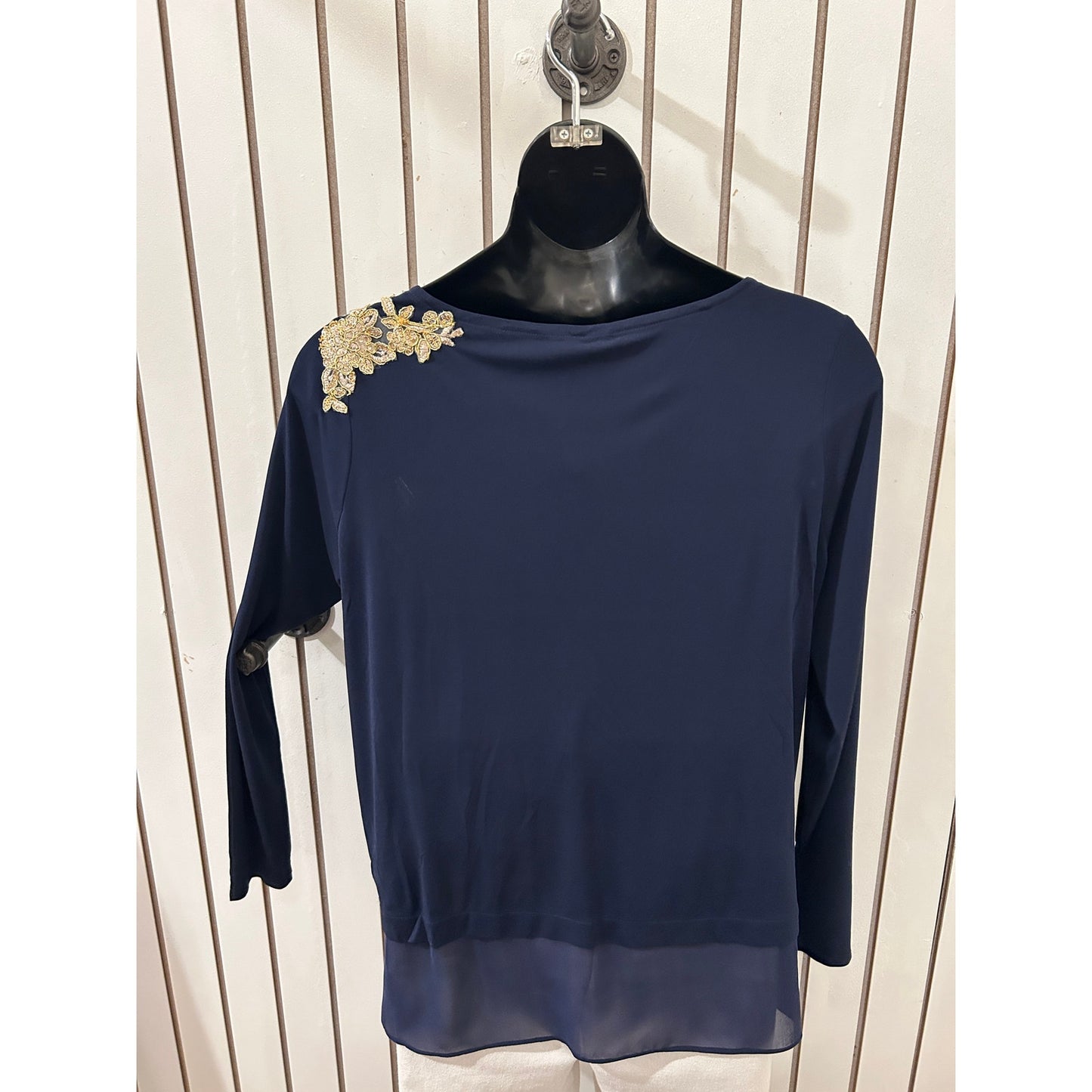 Eileen Fisher Embellished Silk Blouse