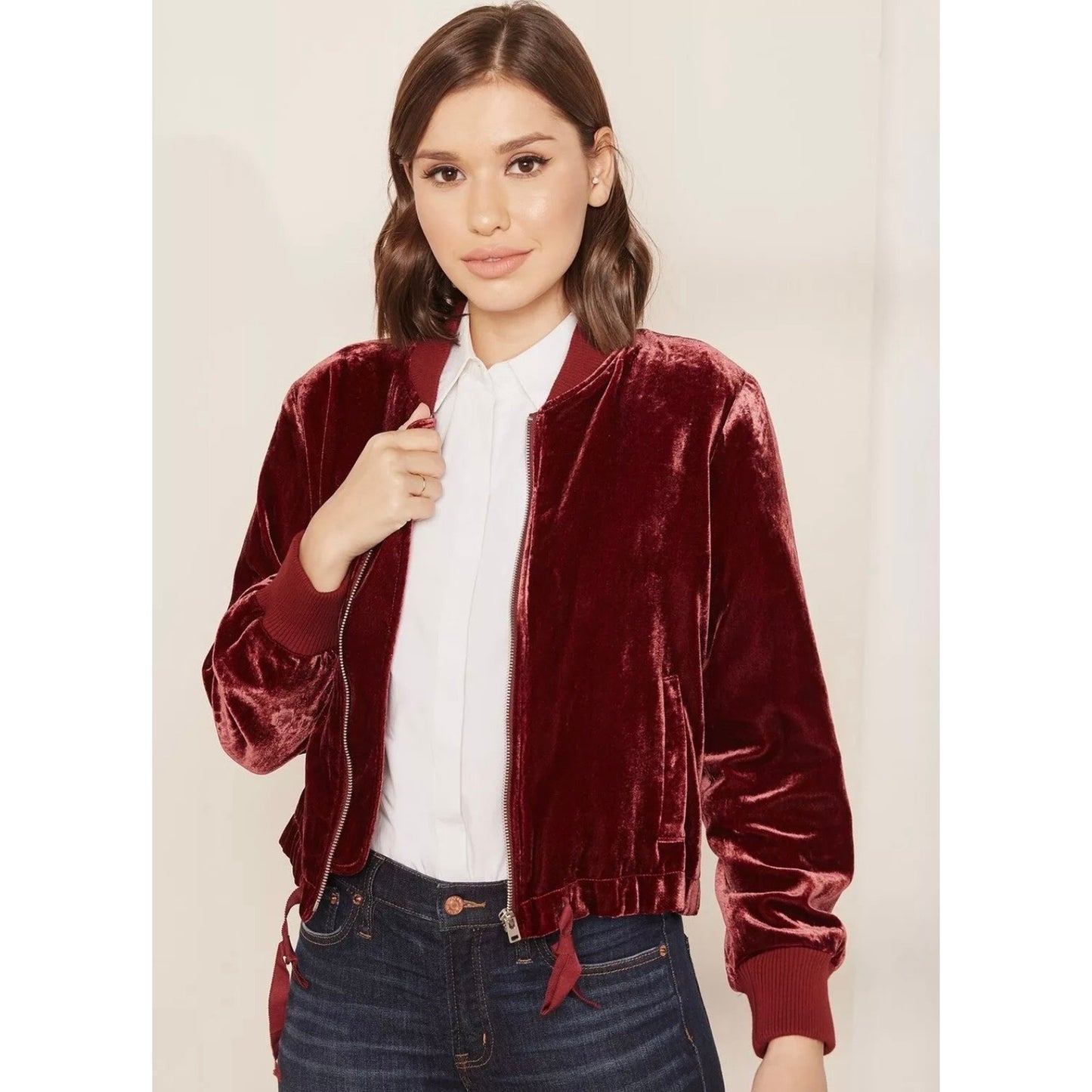 J Crew Velvet Jacket Size XXS NWT