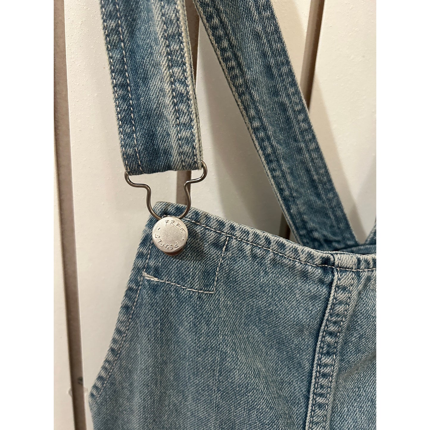 Free People Skirt Denim Overalls Size 0