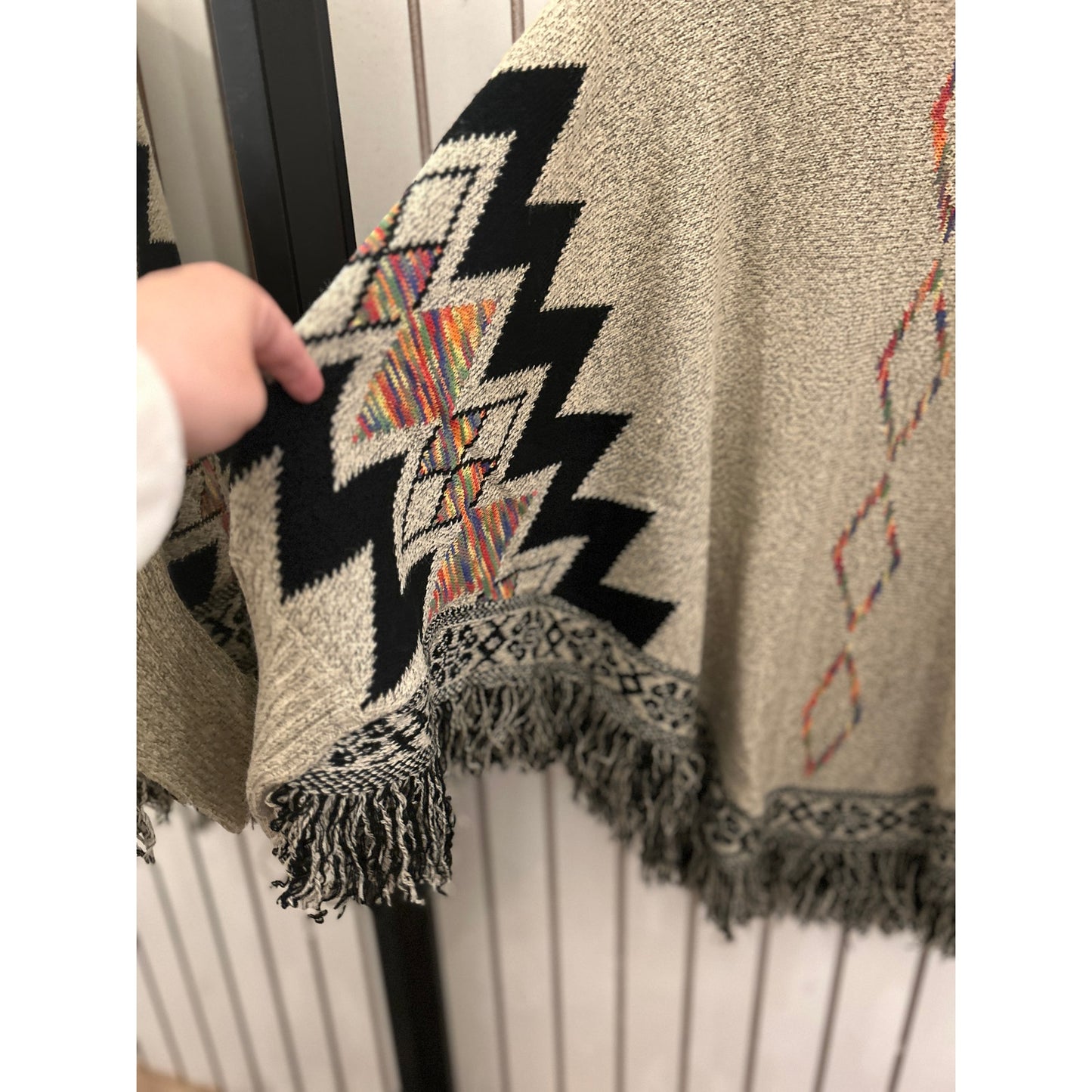 Adora Plus Size Sweater Poncho Boho Style XL, 2XL and 3XL