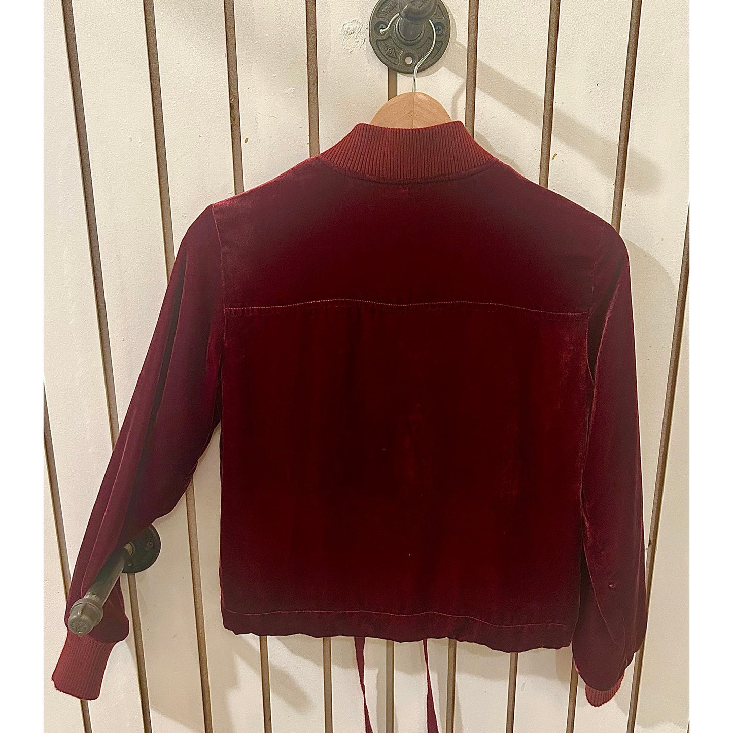 J Crew Velvet Jacket Size XXS NWT