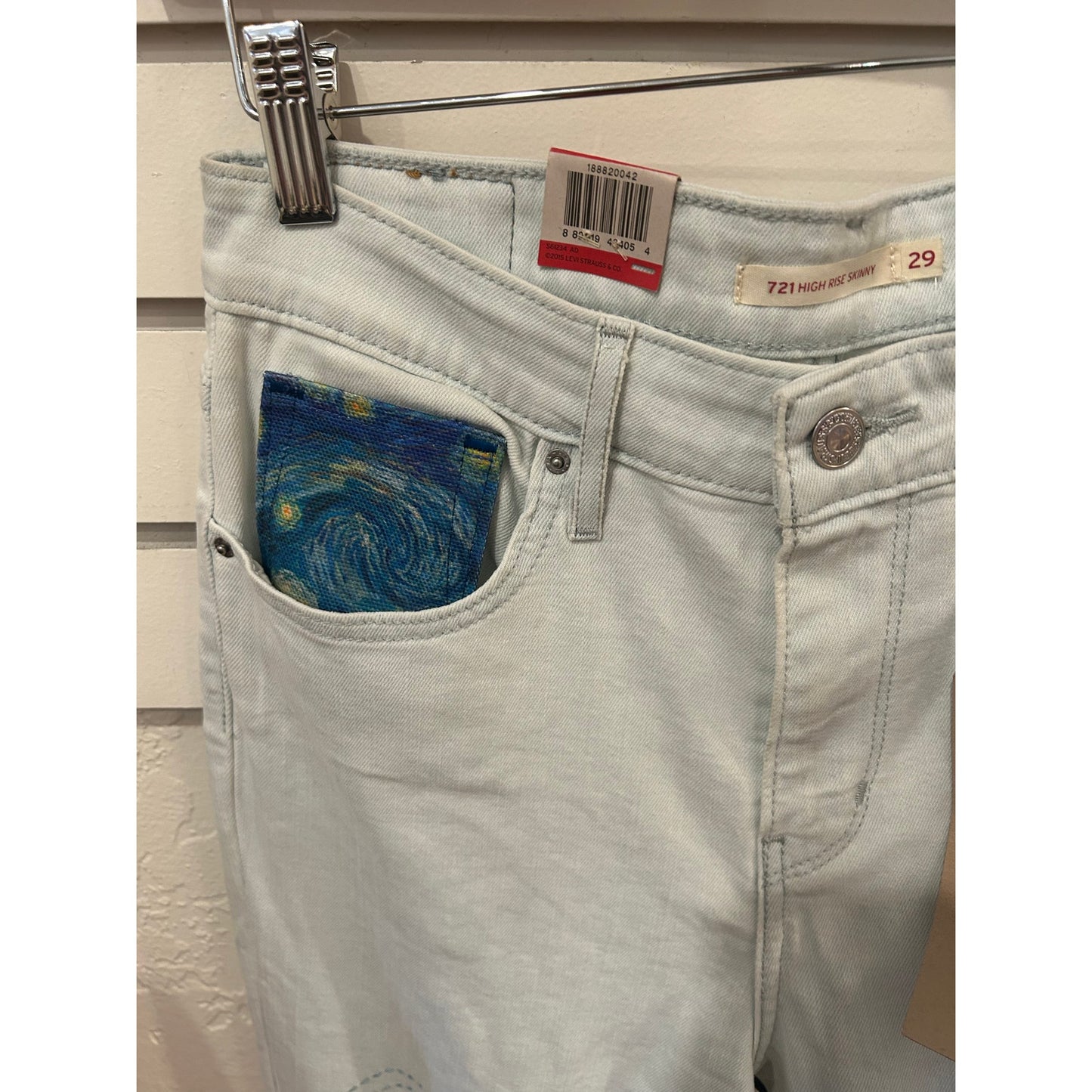 One of a kind Starry Night Levi’s Size 29