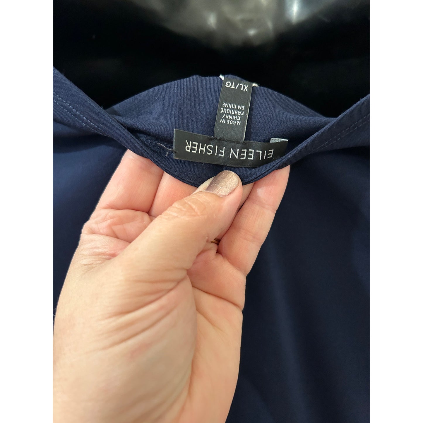 Eileen Fisher Embellished Silk Blouse
