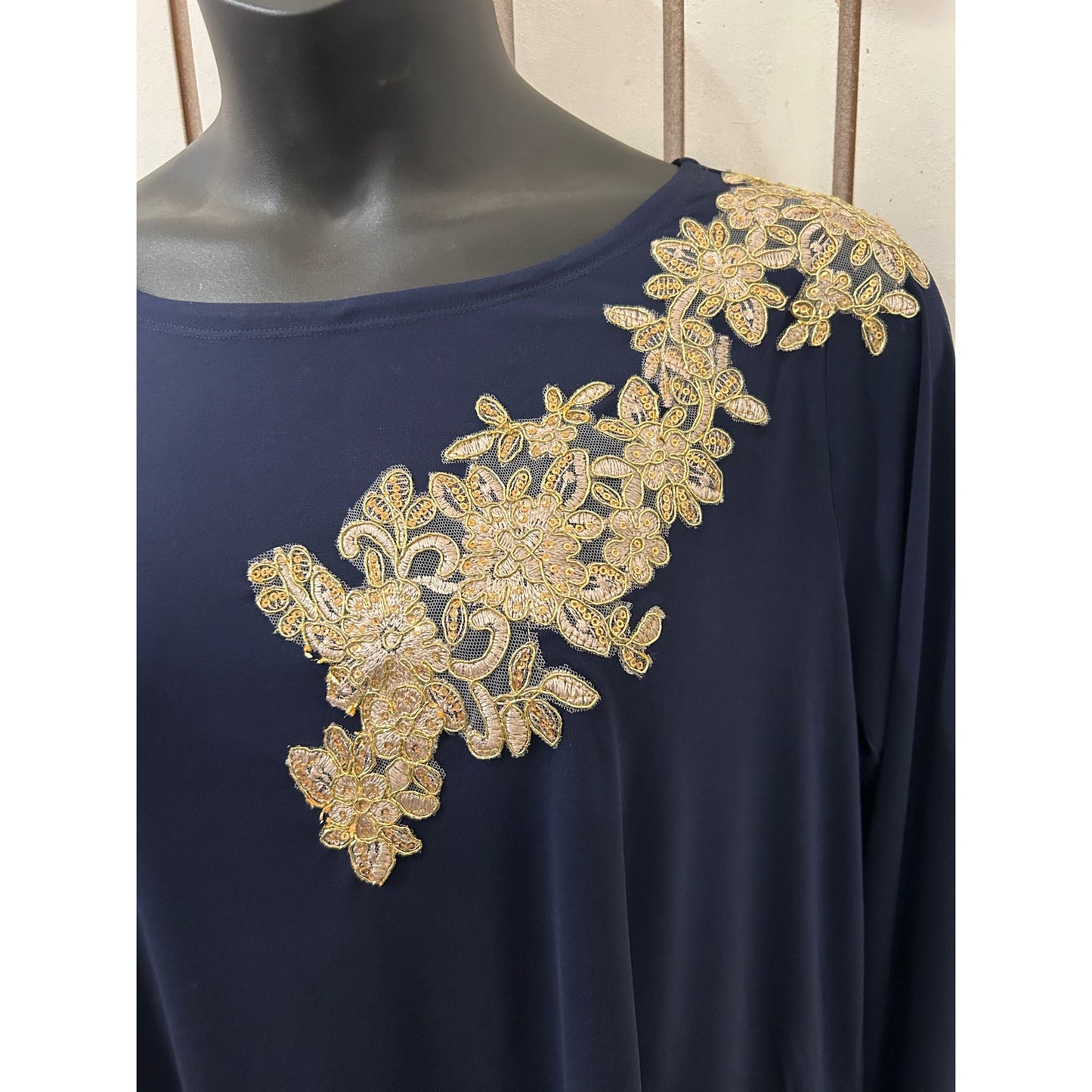 Eileen Fisher Embellished Silk Blouse