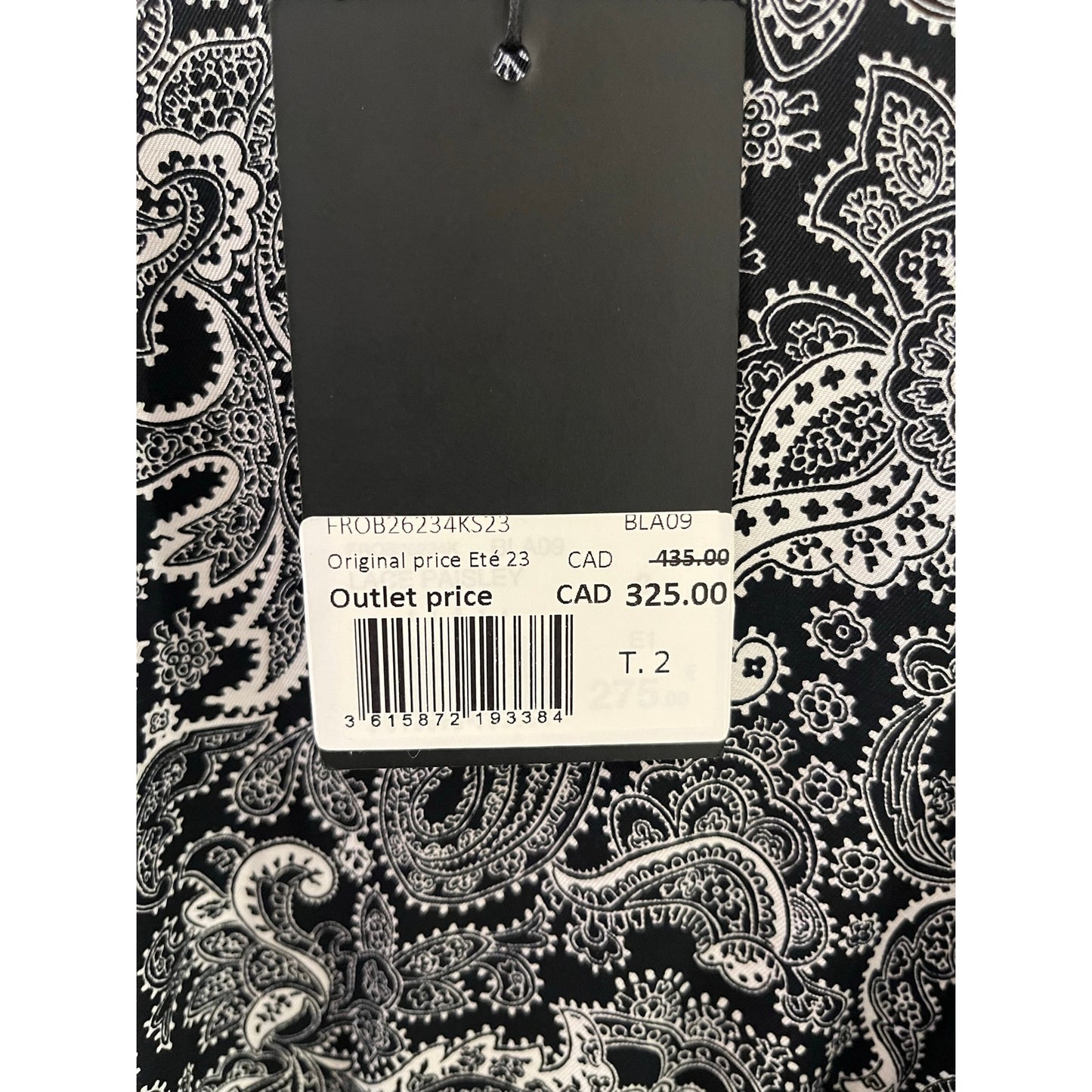 The Kooples Paisley Dress Size 2