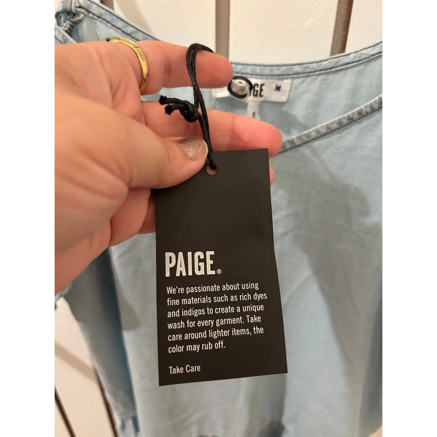 Paige Denim Shirt size S NWT