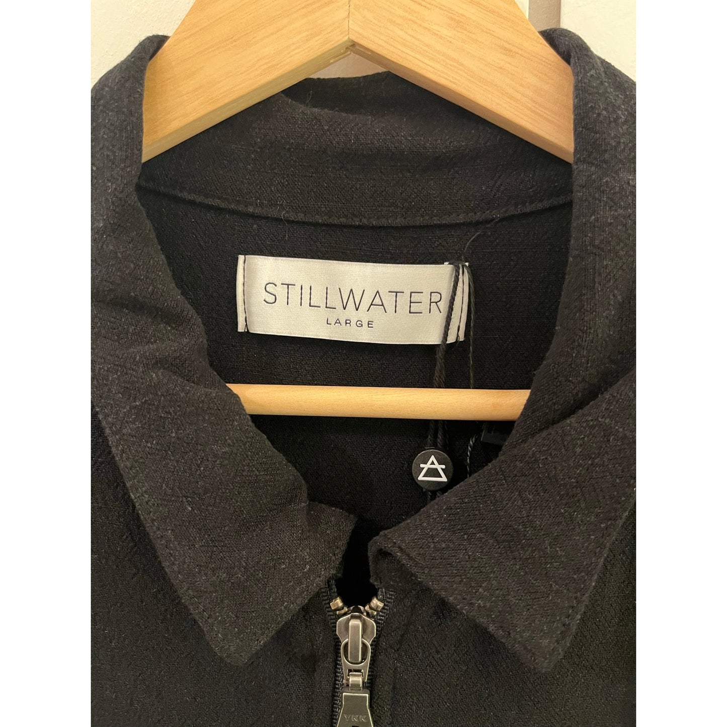 Stillwater Jumpsuit Black Zip Up SZ Large