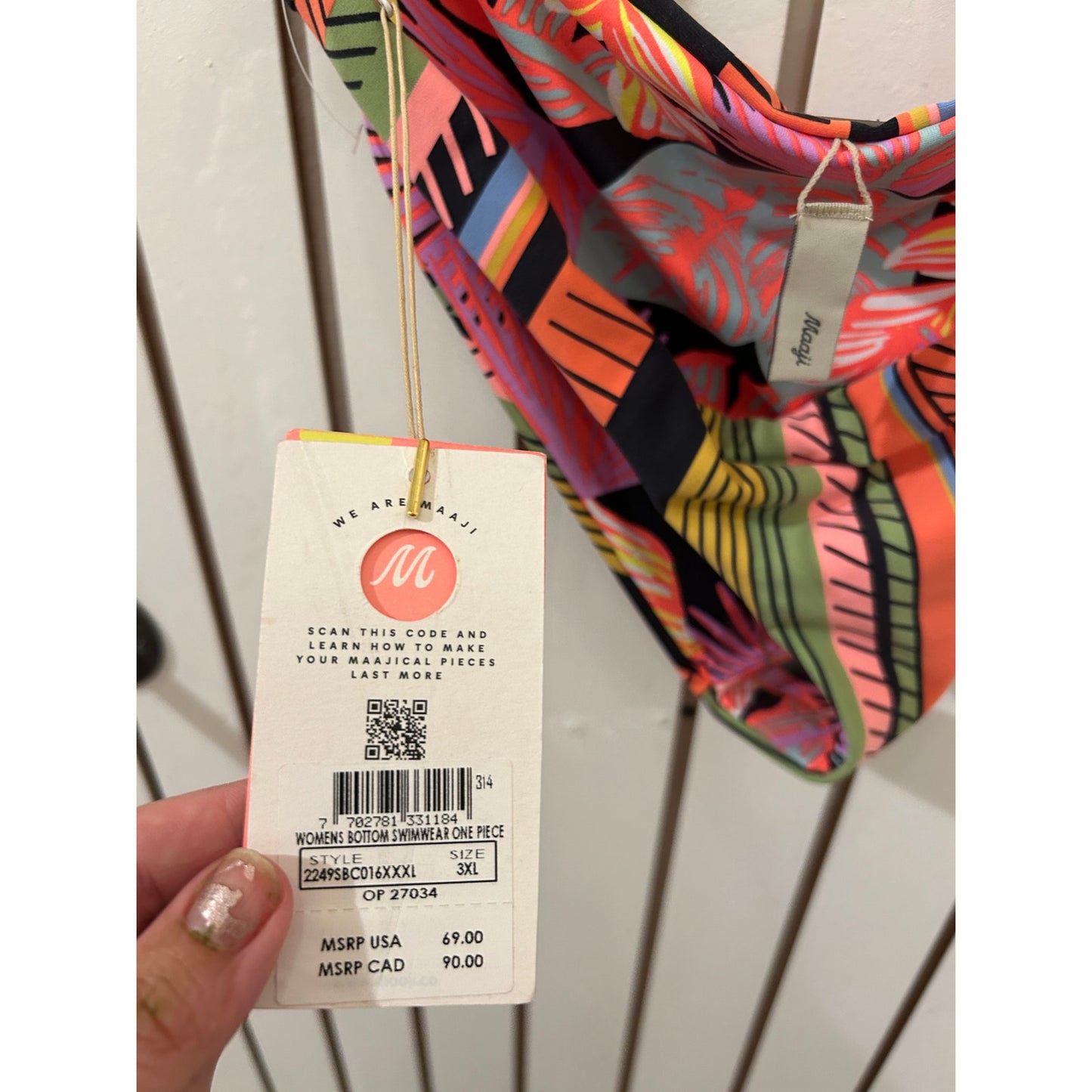 Maaji Bathing Suit Size 3XL