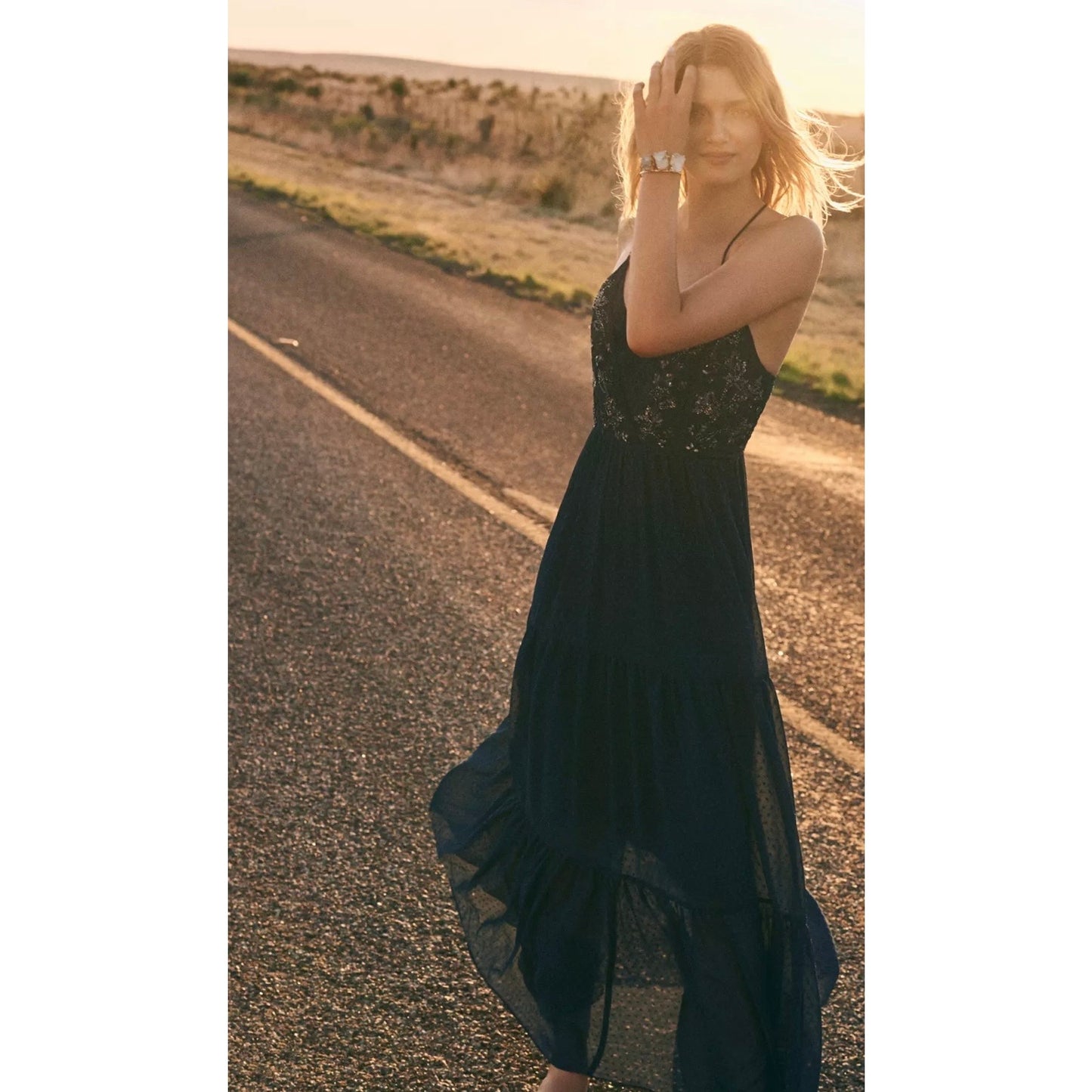 Anthropologie Ranna Gill Lucinda Beaded Dress Size 4