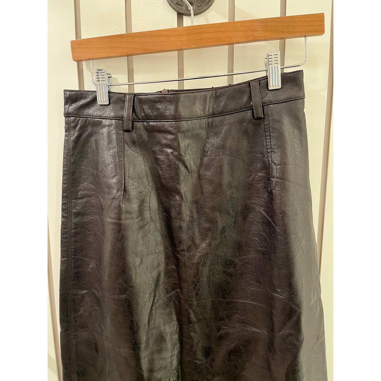 Urban Revivo Faux Leather Skirt