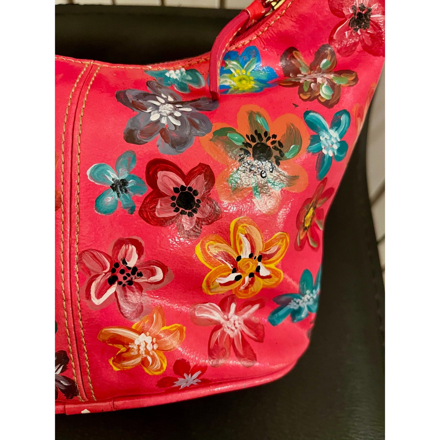 Dooney & Bourke Vintage Custom Hand Painted Bag