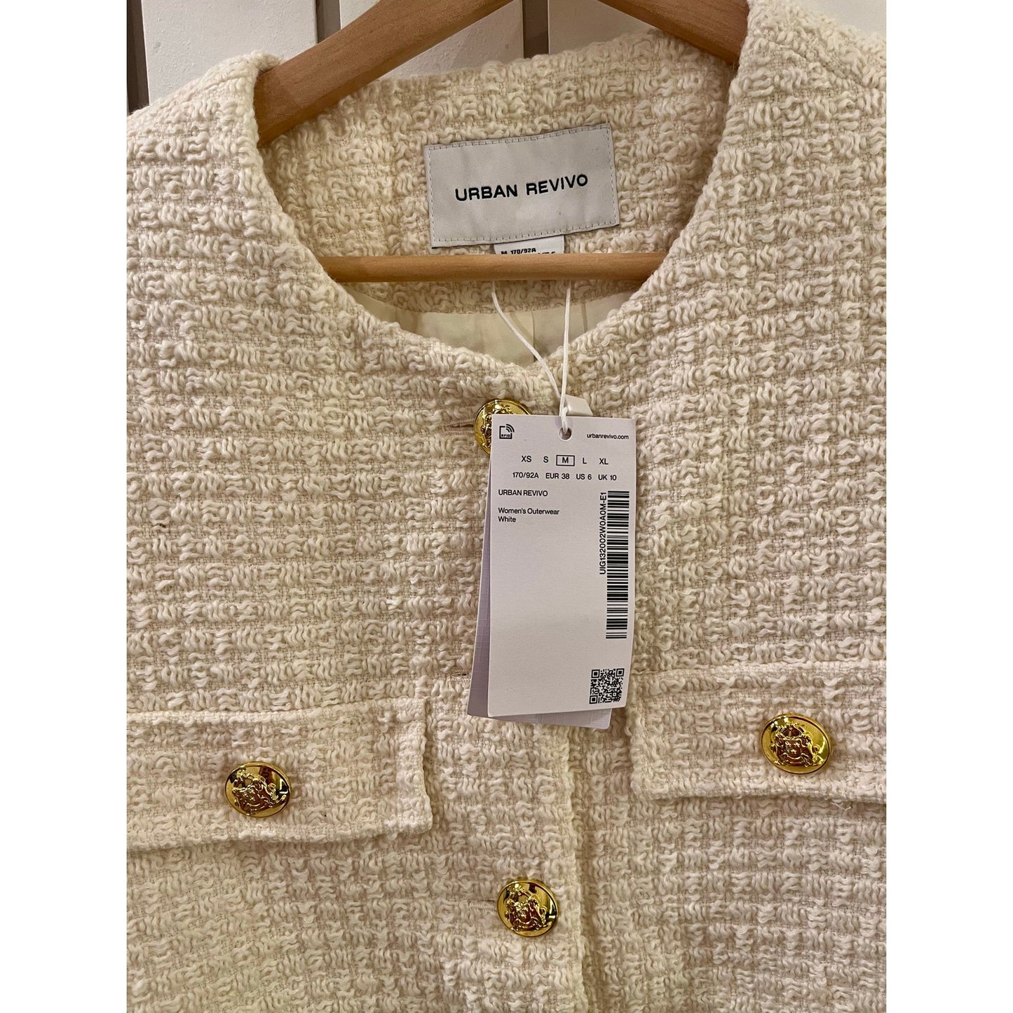 Urban Revivo Cream Blazer