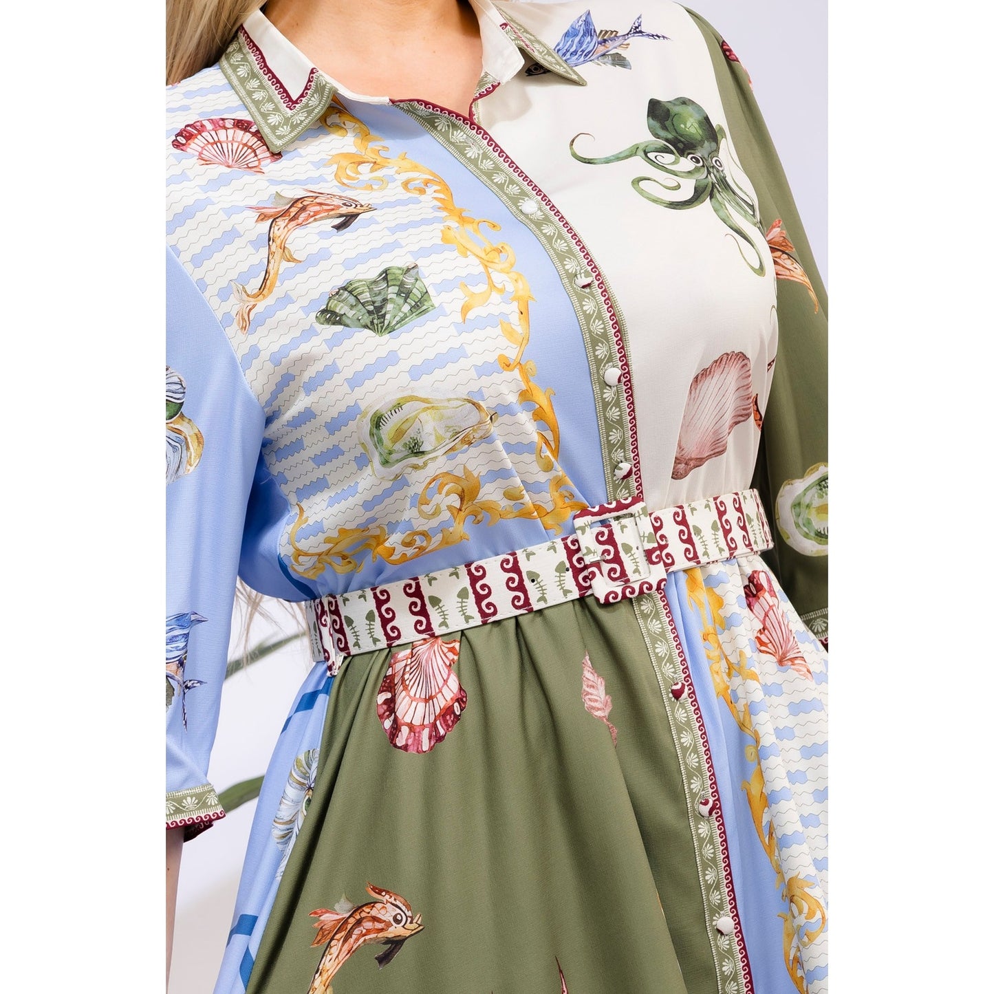 Plus Size Aquarium Dress