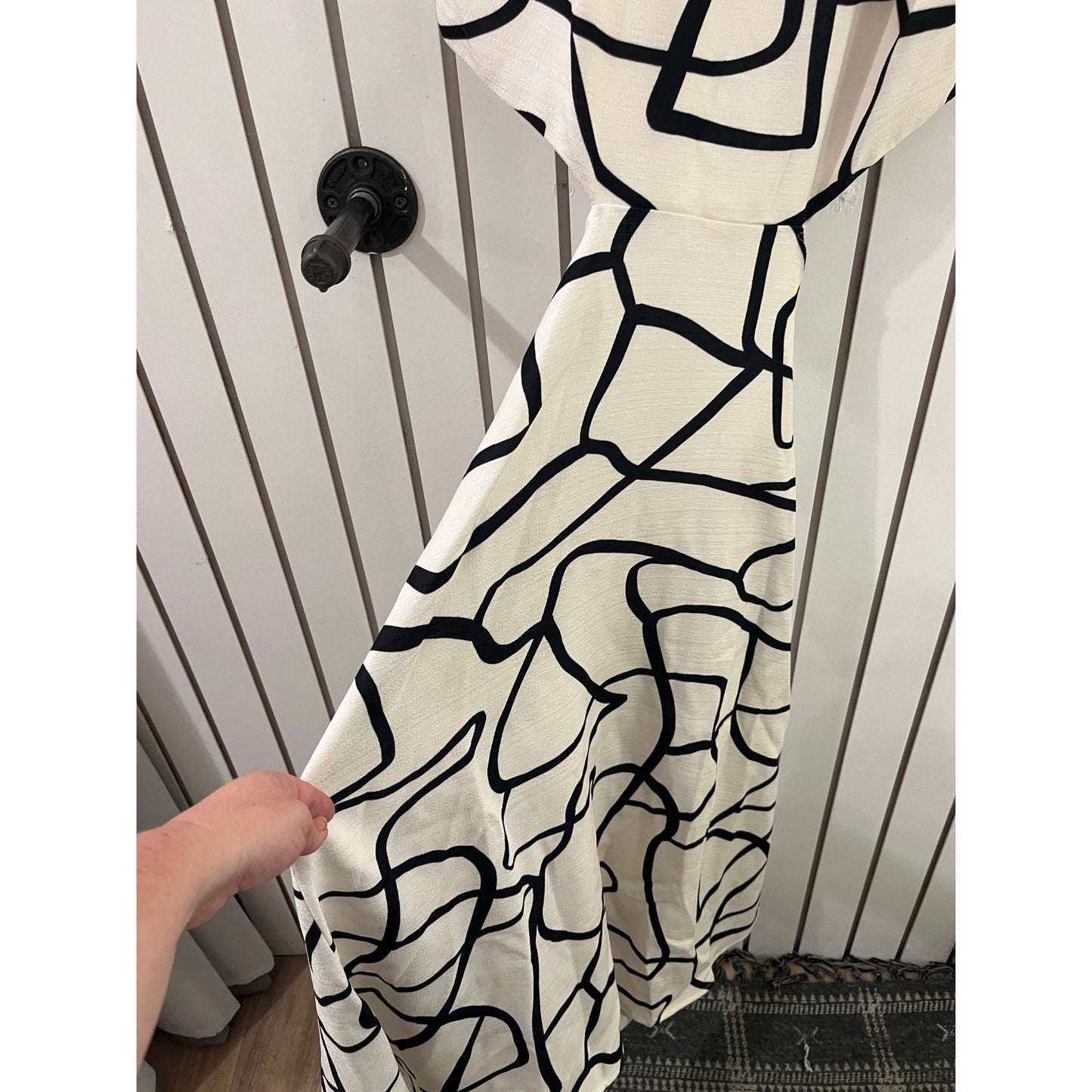 Urban Revivo Cream and Black Dress NWT