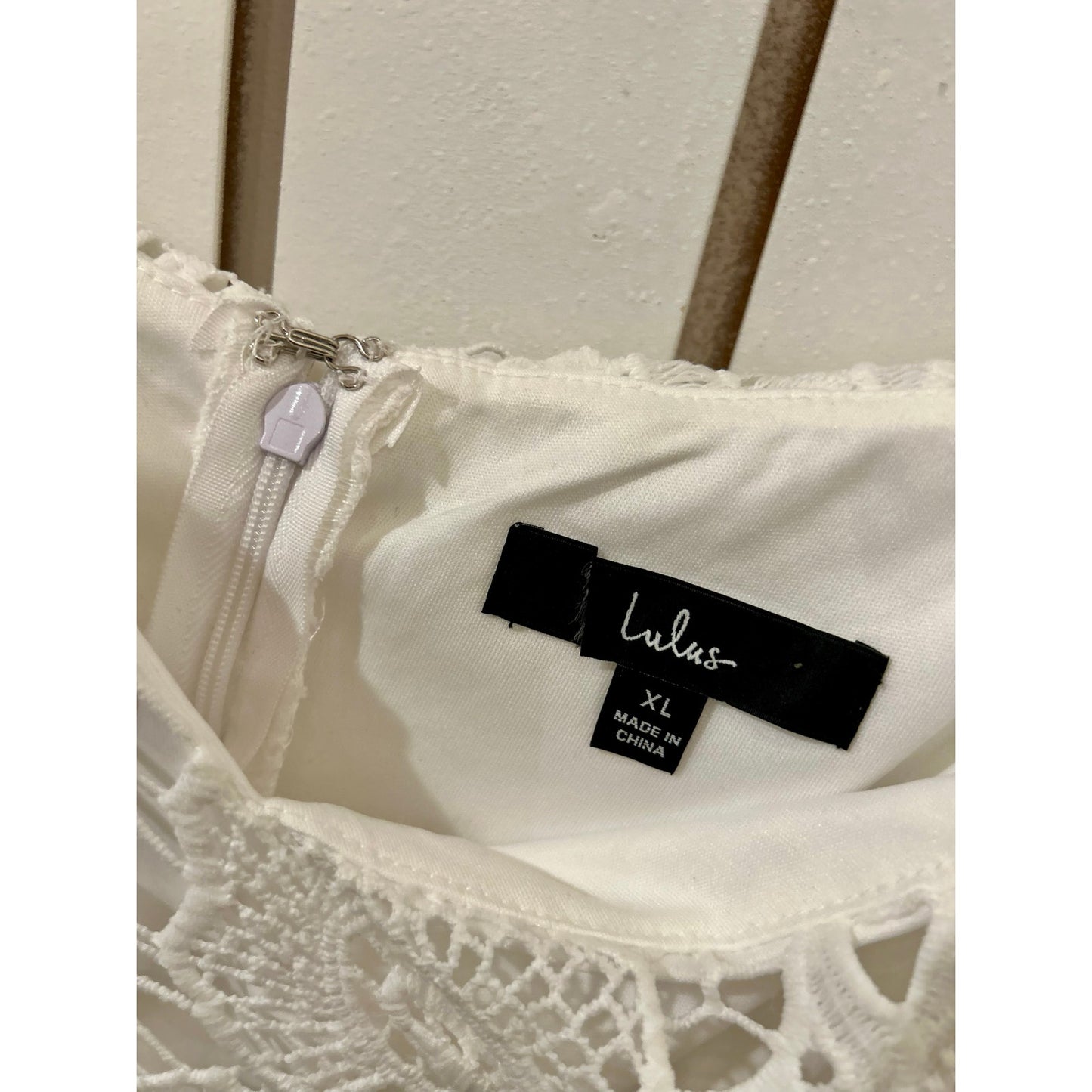 Lulu’s Dress White Eyelet XL