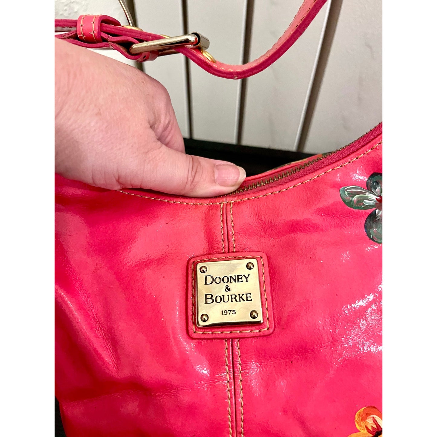Dooney & Bourke Vintage Custom Hand Painted Bag