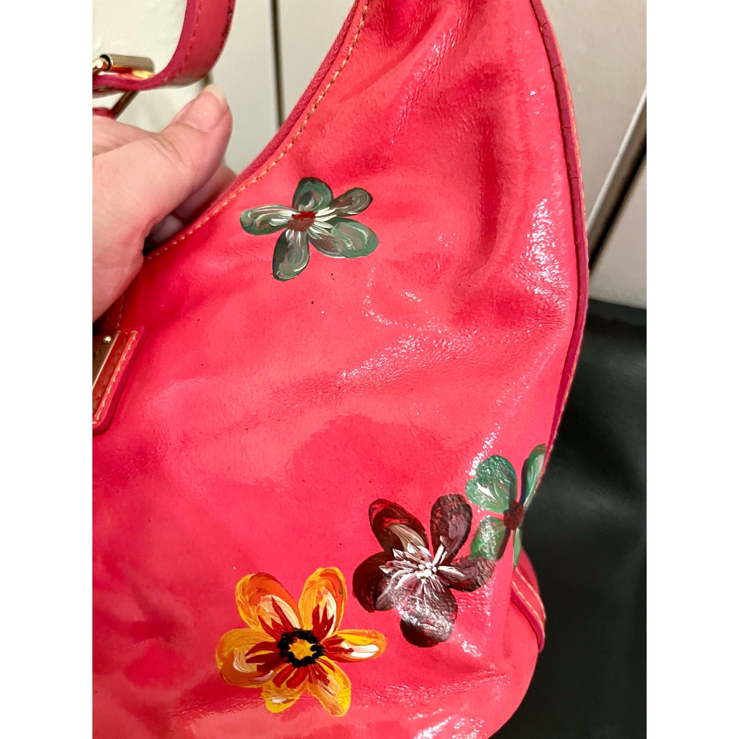 Dooney & Bourke Vintage Custom Hand Painted Bag