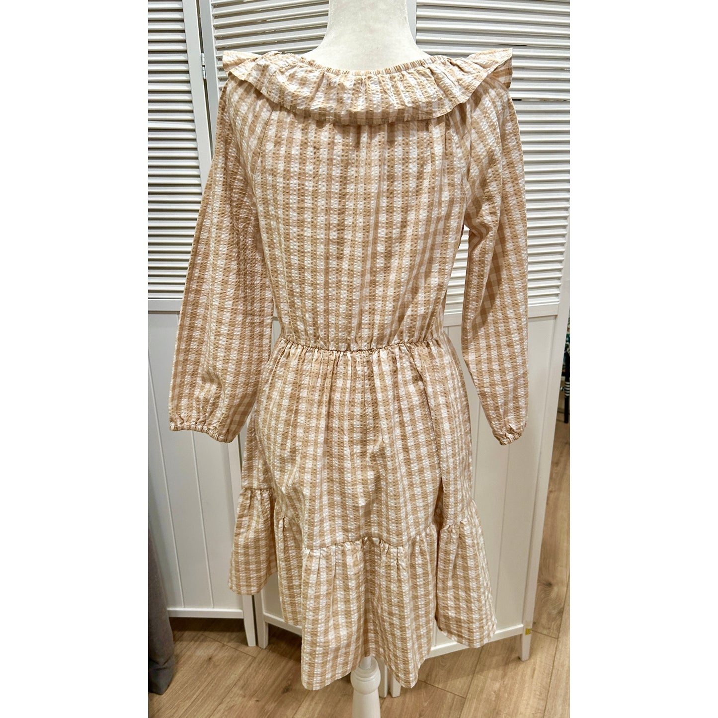J Crew Seersucker Dress Size 6 NWT
