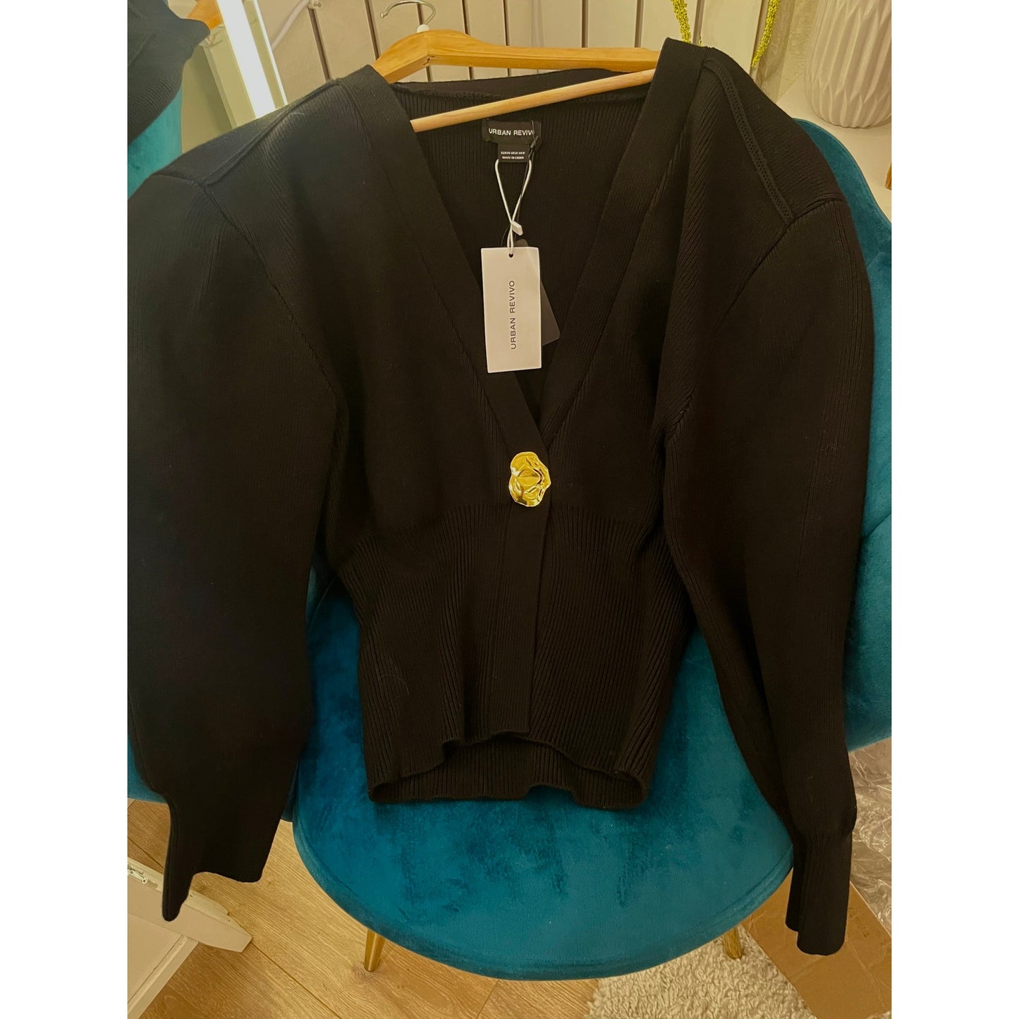 Urban Revivo Cardigan Black Size 8 and 12