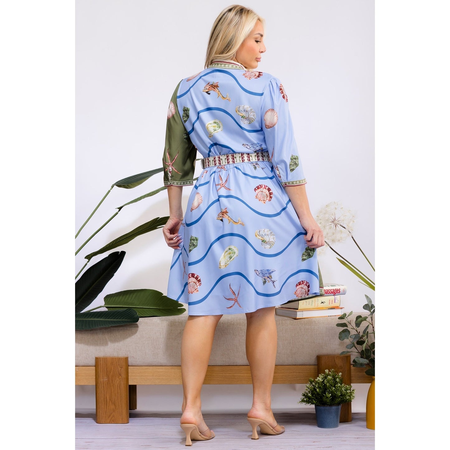 Plus Size Aquarium Dress