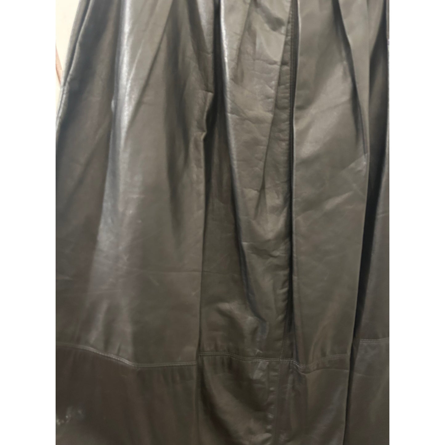 JH Collectibles Black Leather Skirt Size 8