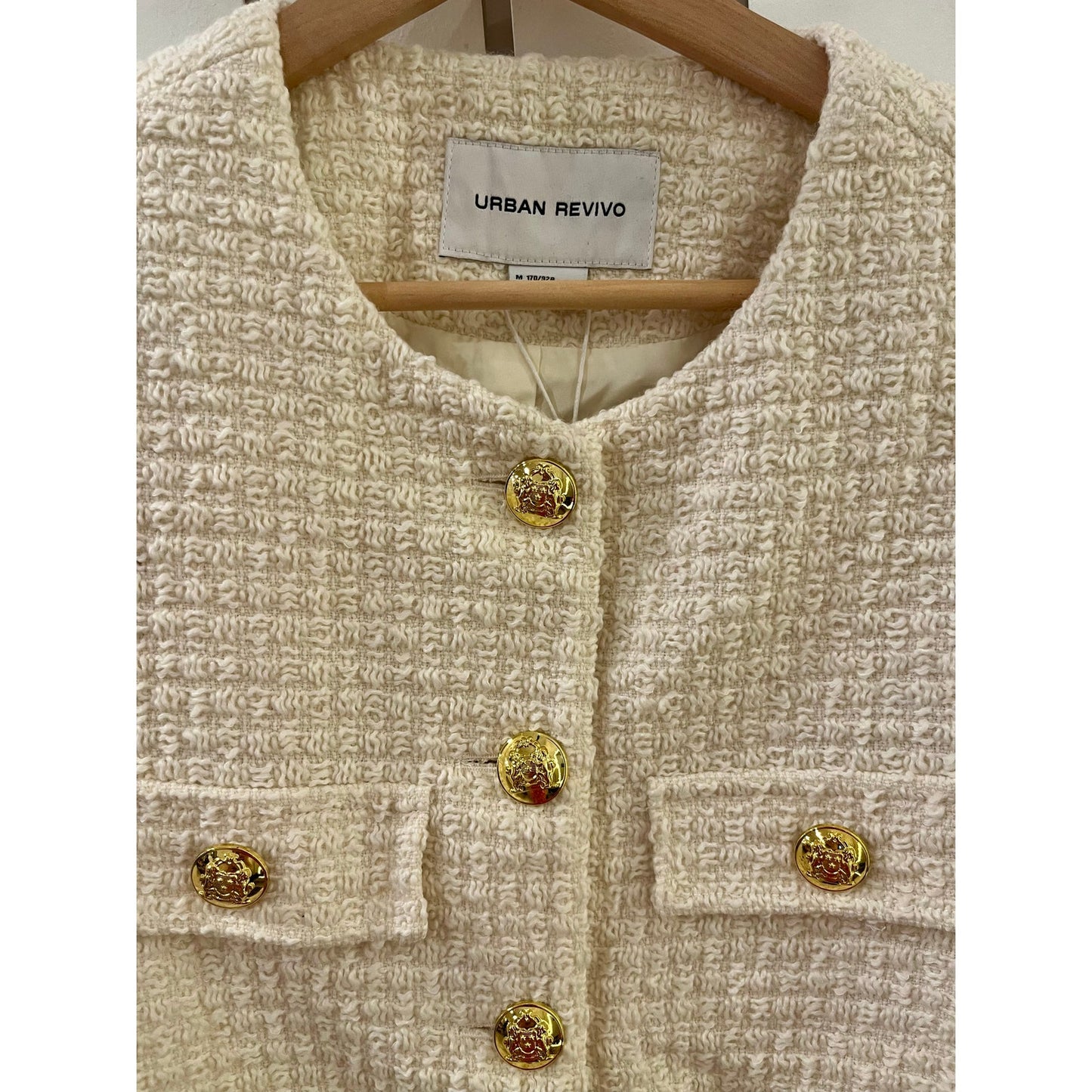 Urban Revivo Cream Blazer