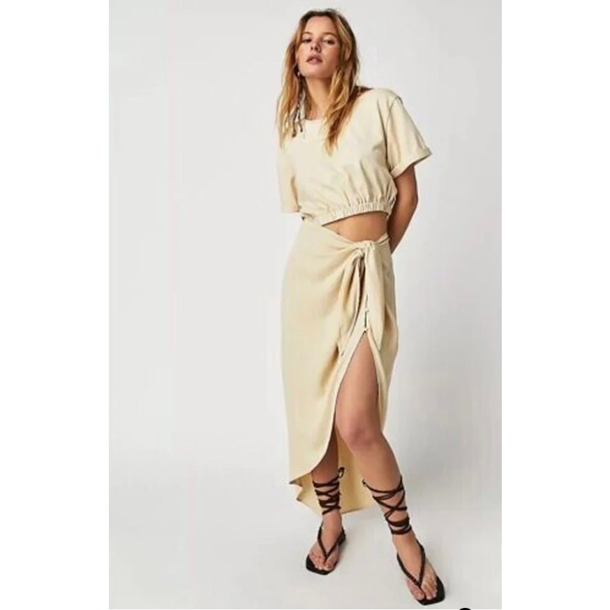 Free People Khaki Set Size XS NWT