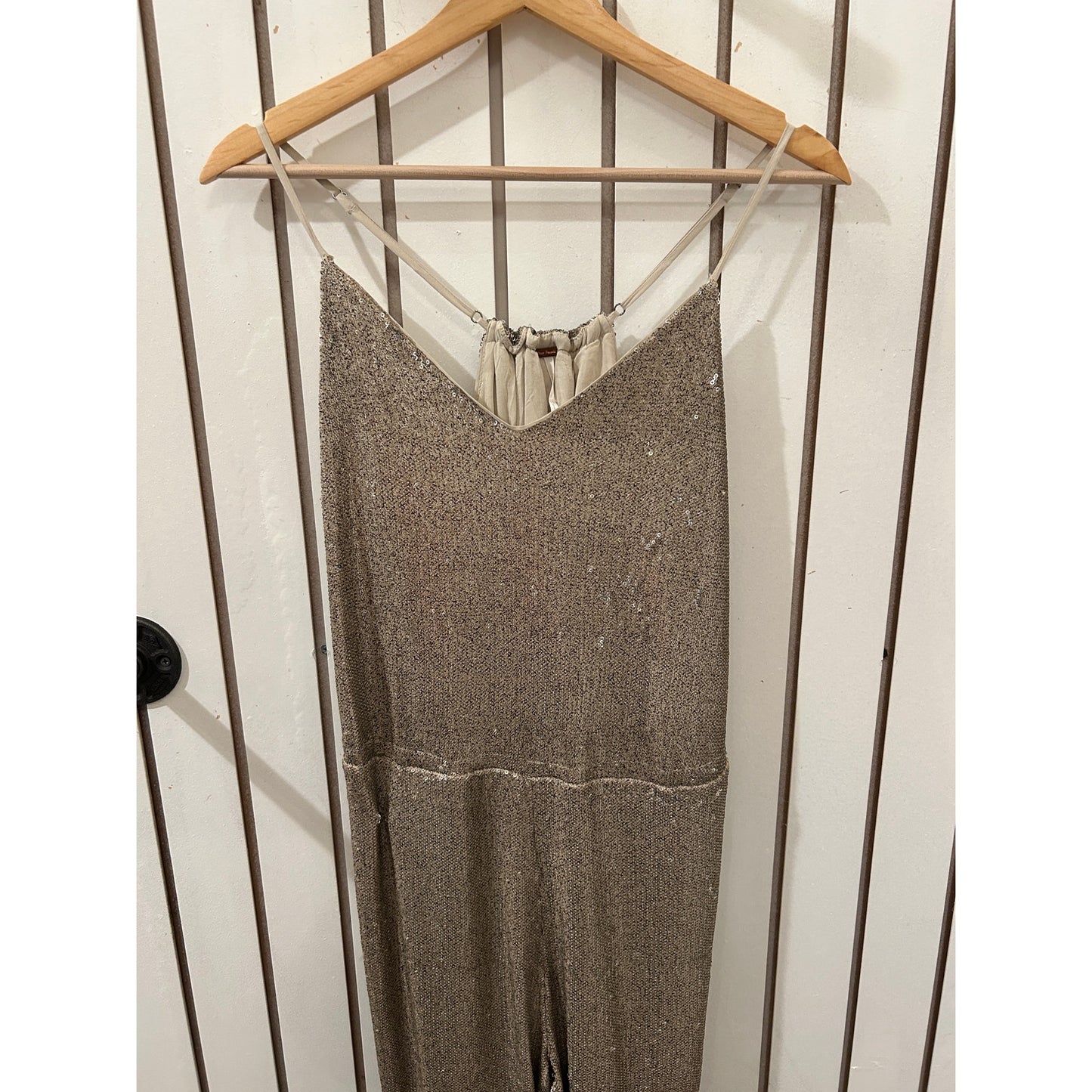 Free People Sequin Jumpsuit Size XS
