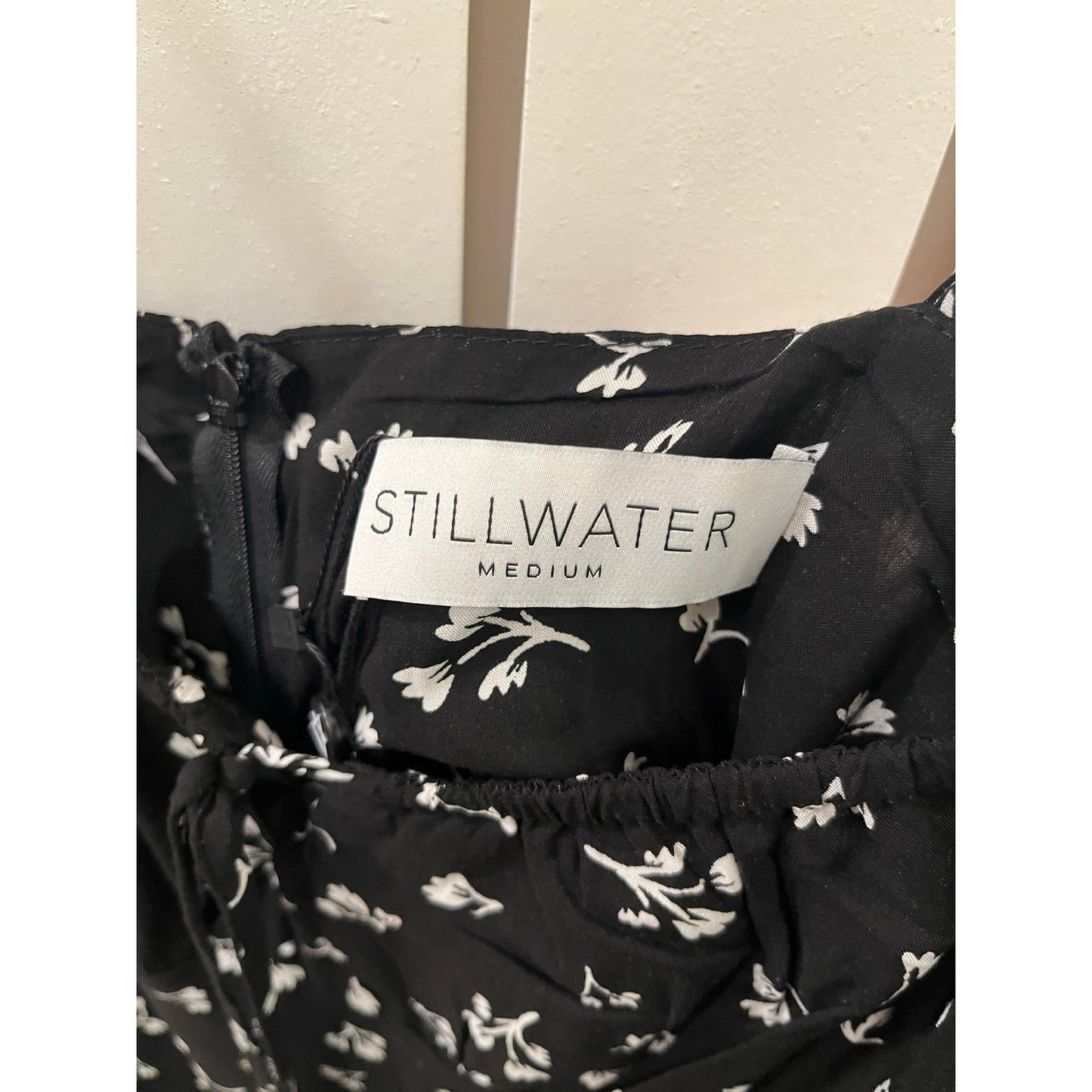 Stillwater Dress Black and White Size Medium