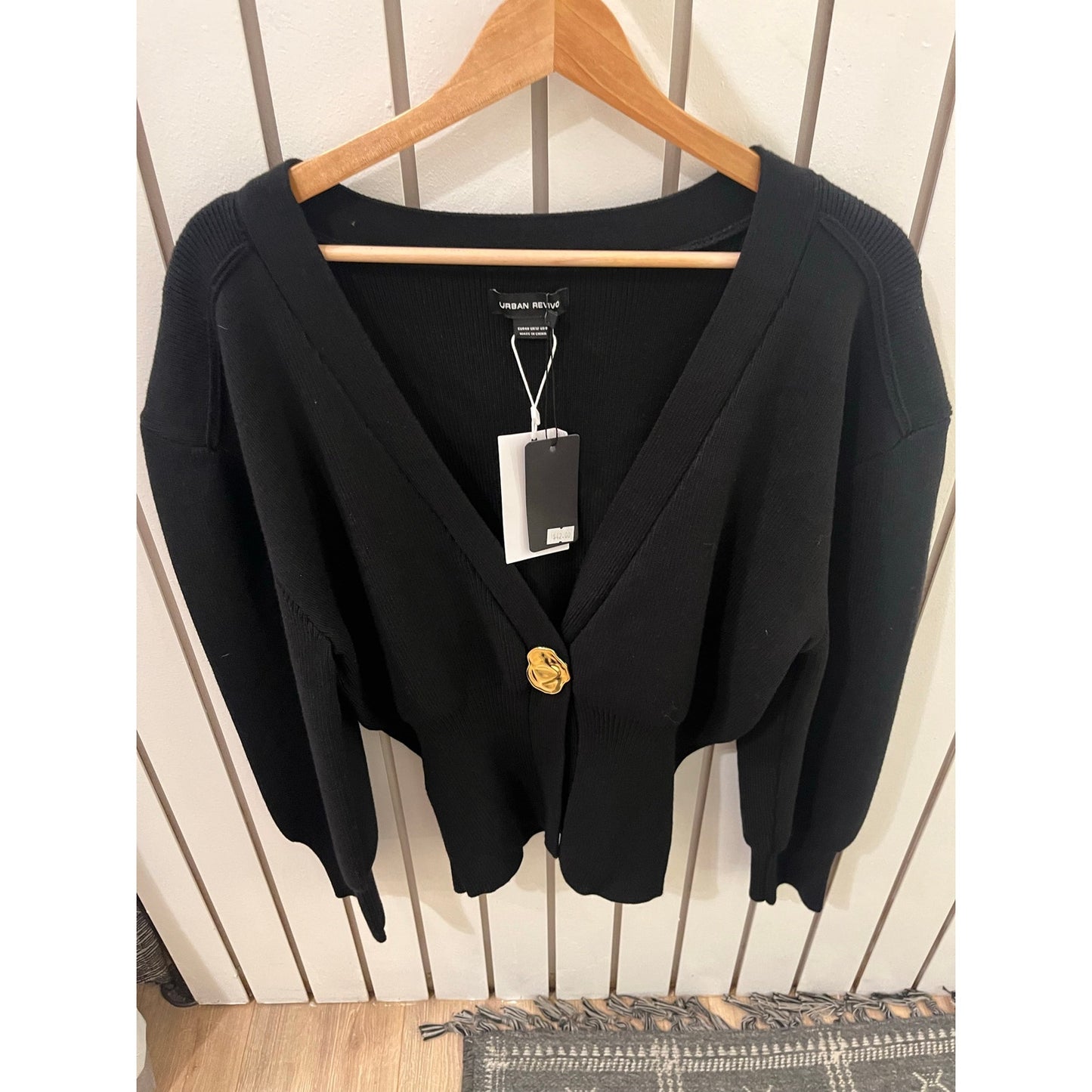 Urban Revivo Cardigan Black Size 8 and 12