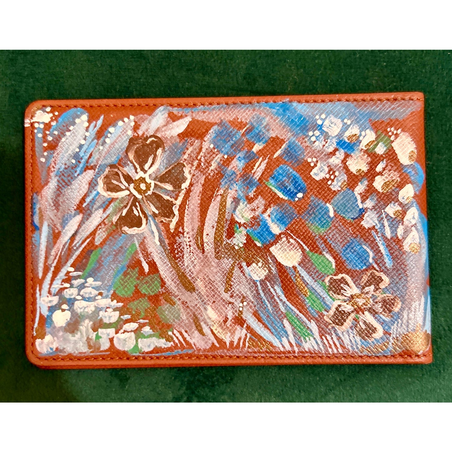 Louis Vuitton Hand Painted ID Case