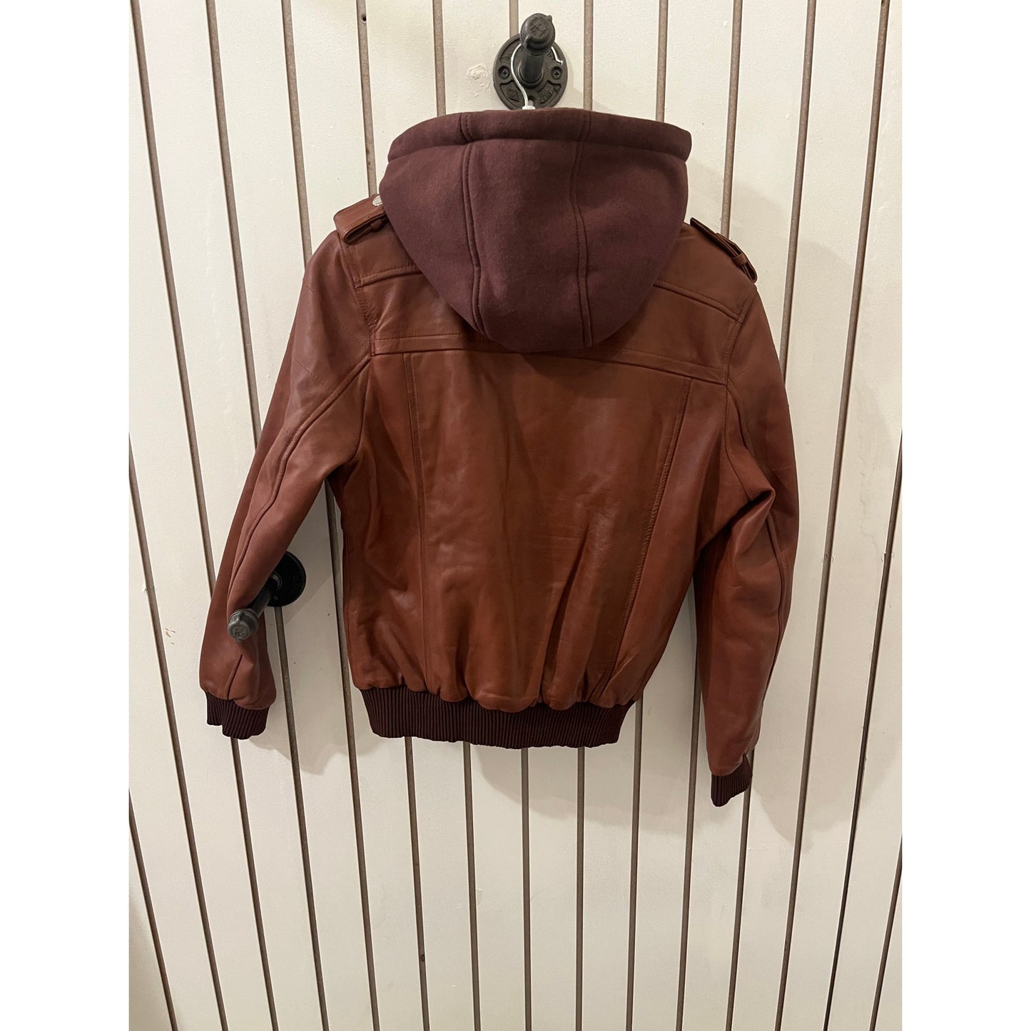Decrum Genuine Leather Jacket- Edinburgh Cognac L NWT