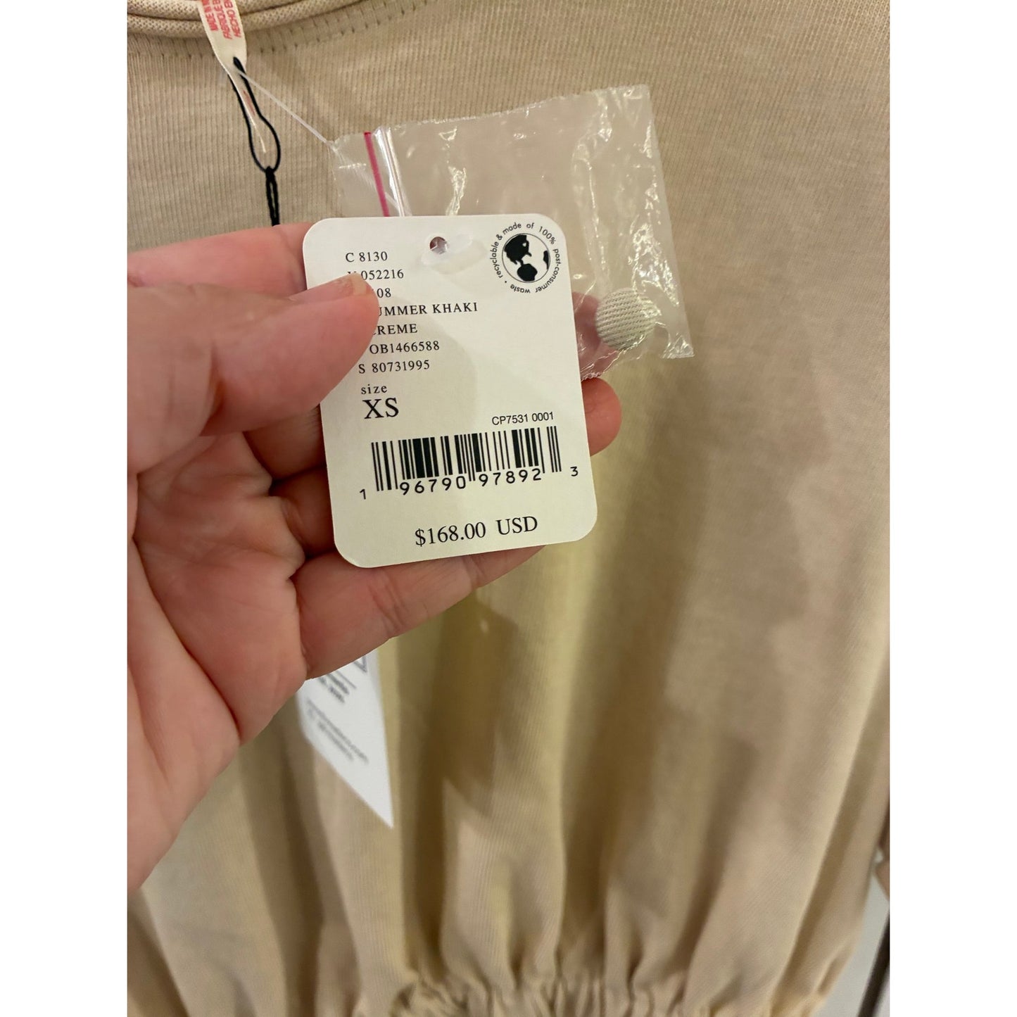 Free People Khaki Set Size XS NWT