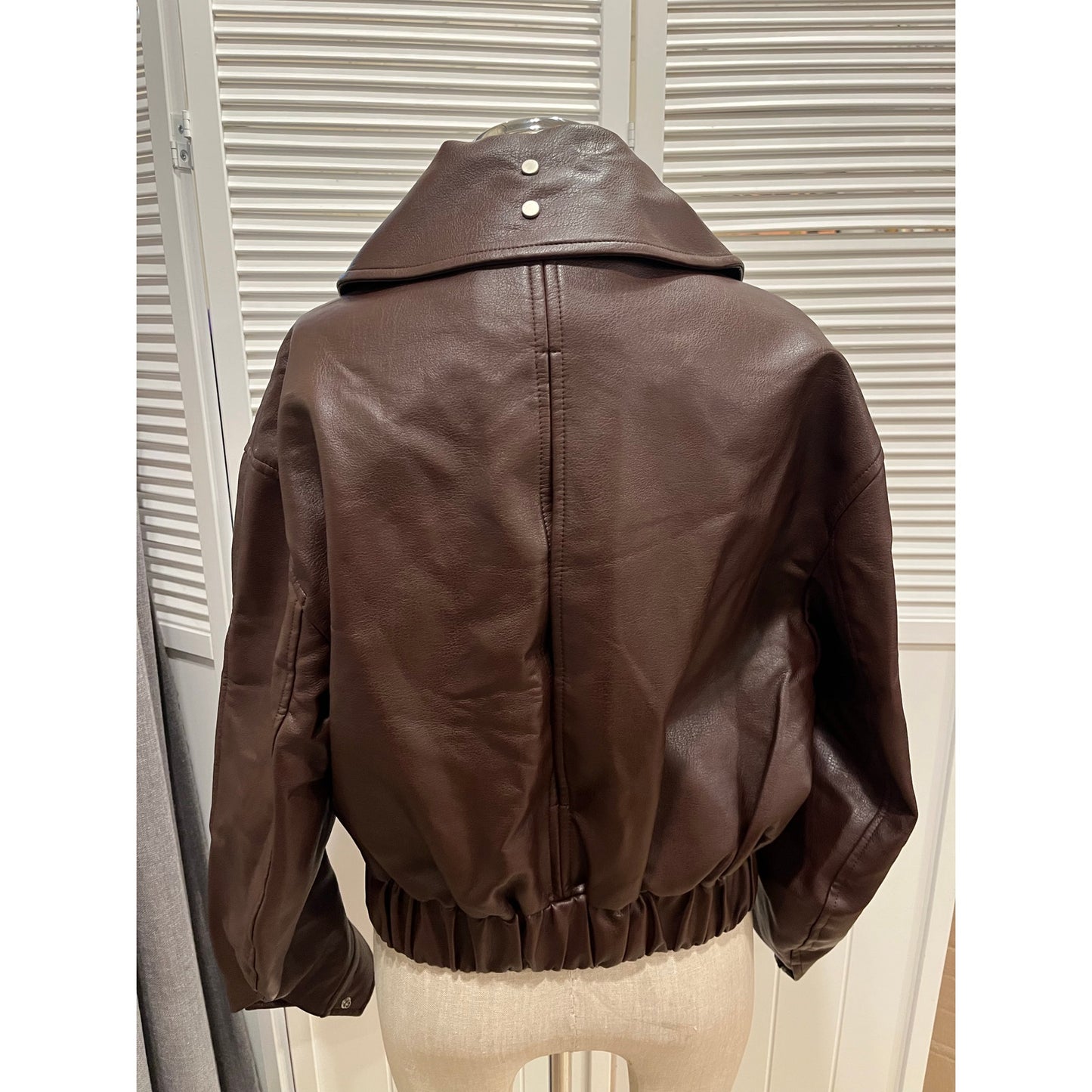 Urban Revivo Faux Leather Jacket