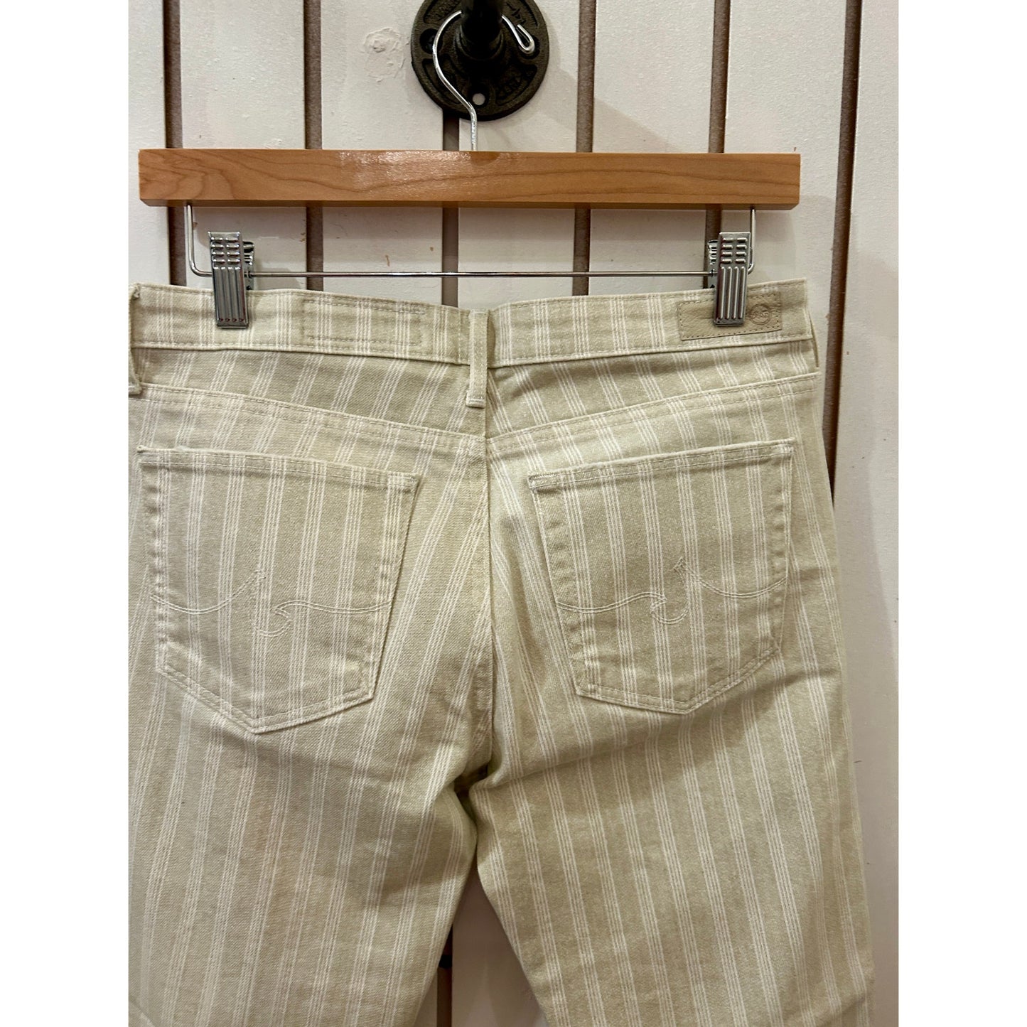 Adriano Goldschmeid Stripe Jeans NWT