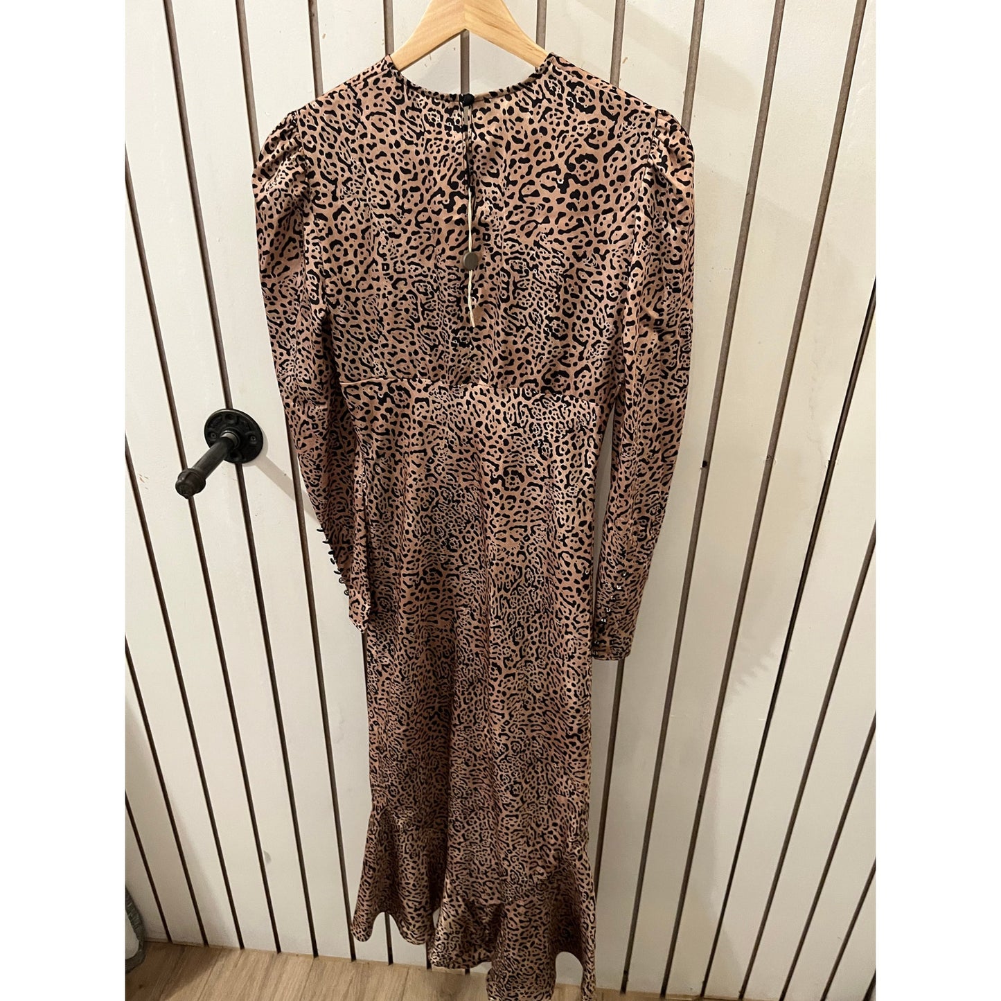 Wandering Dress Leopard Print Size 40 (US 4) NWT
