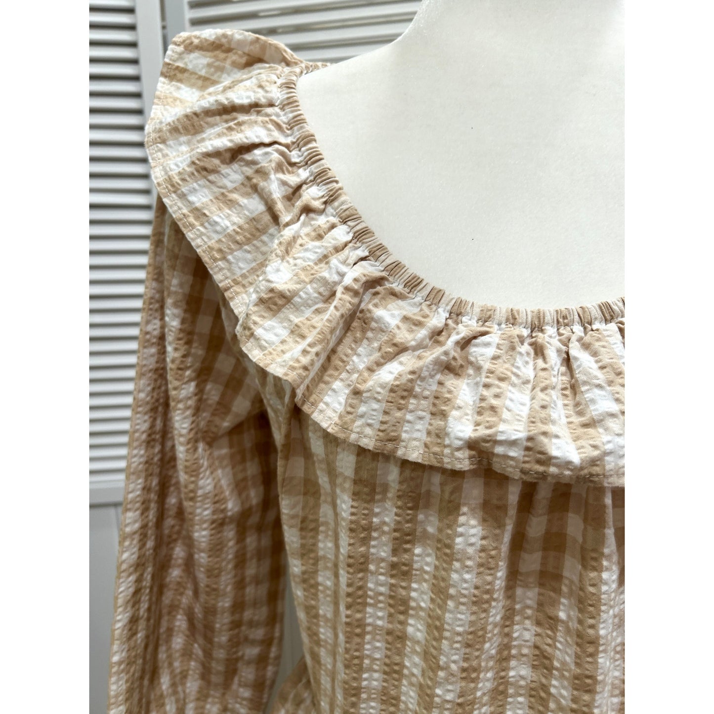 J Crew Seersucker Dress Size 6 NWT