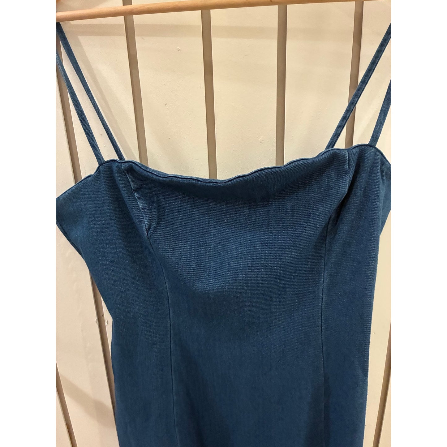 Susana Monaco Denim Dress Size L runs small