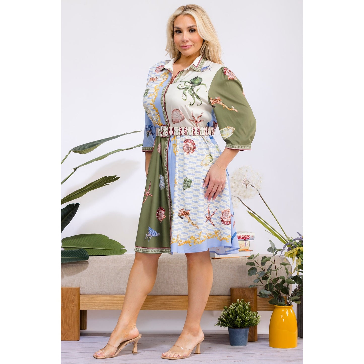 Plus Size Aquarium Dress