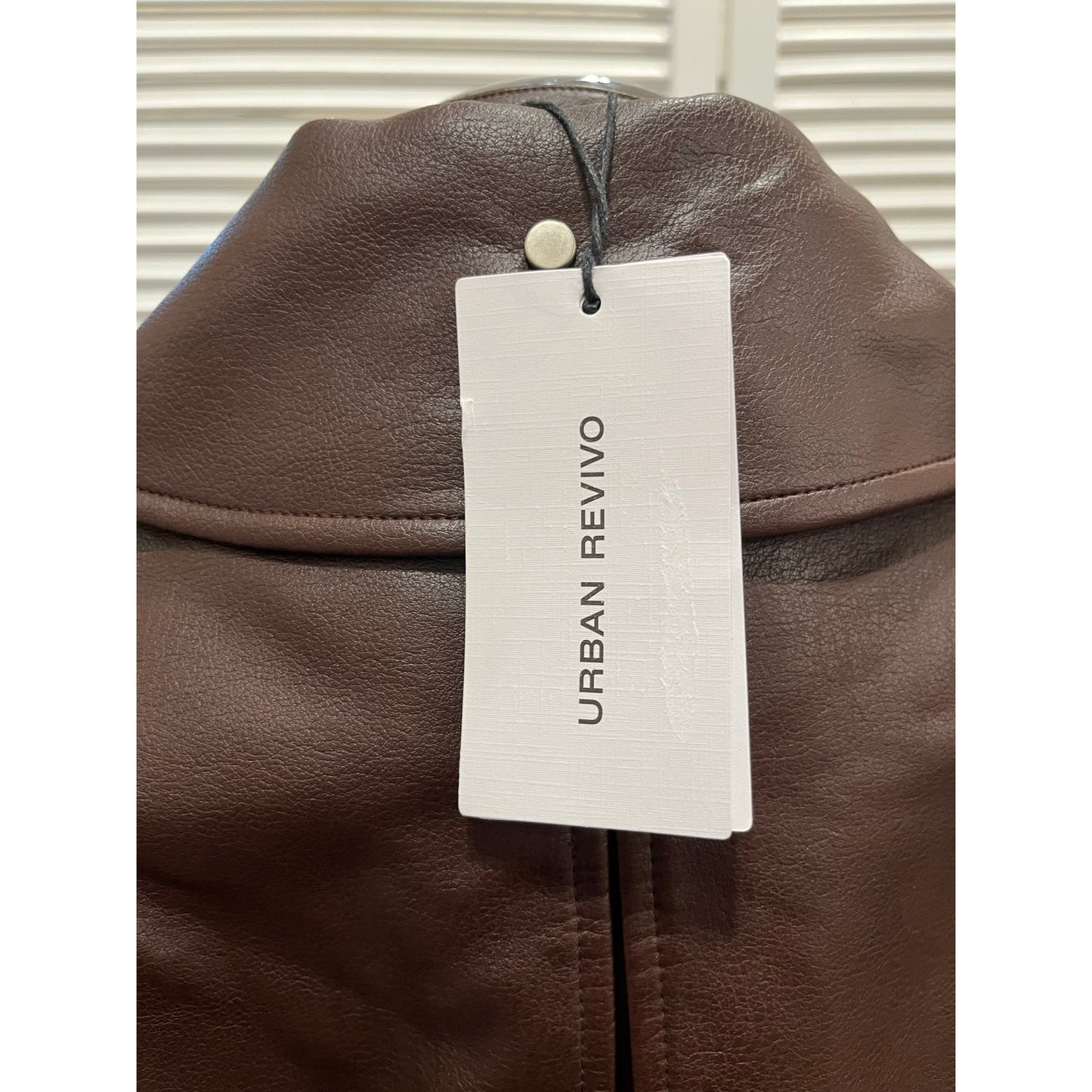 Urban Revivo Faux Leather Jacket