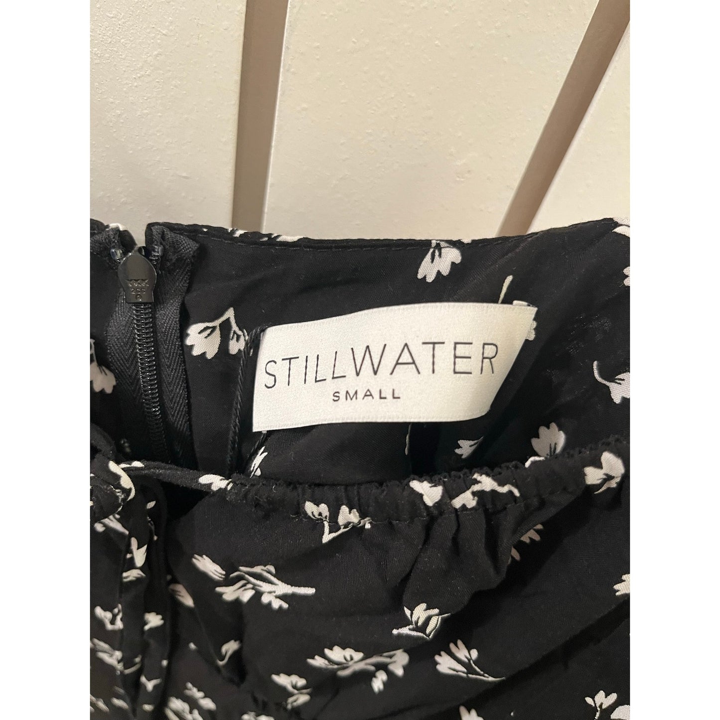 Stillwater Dress Black and White Size Medium