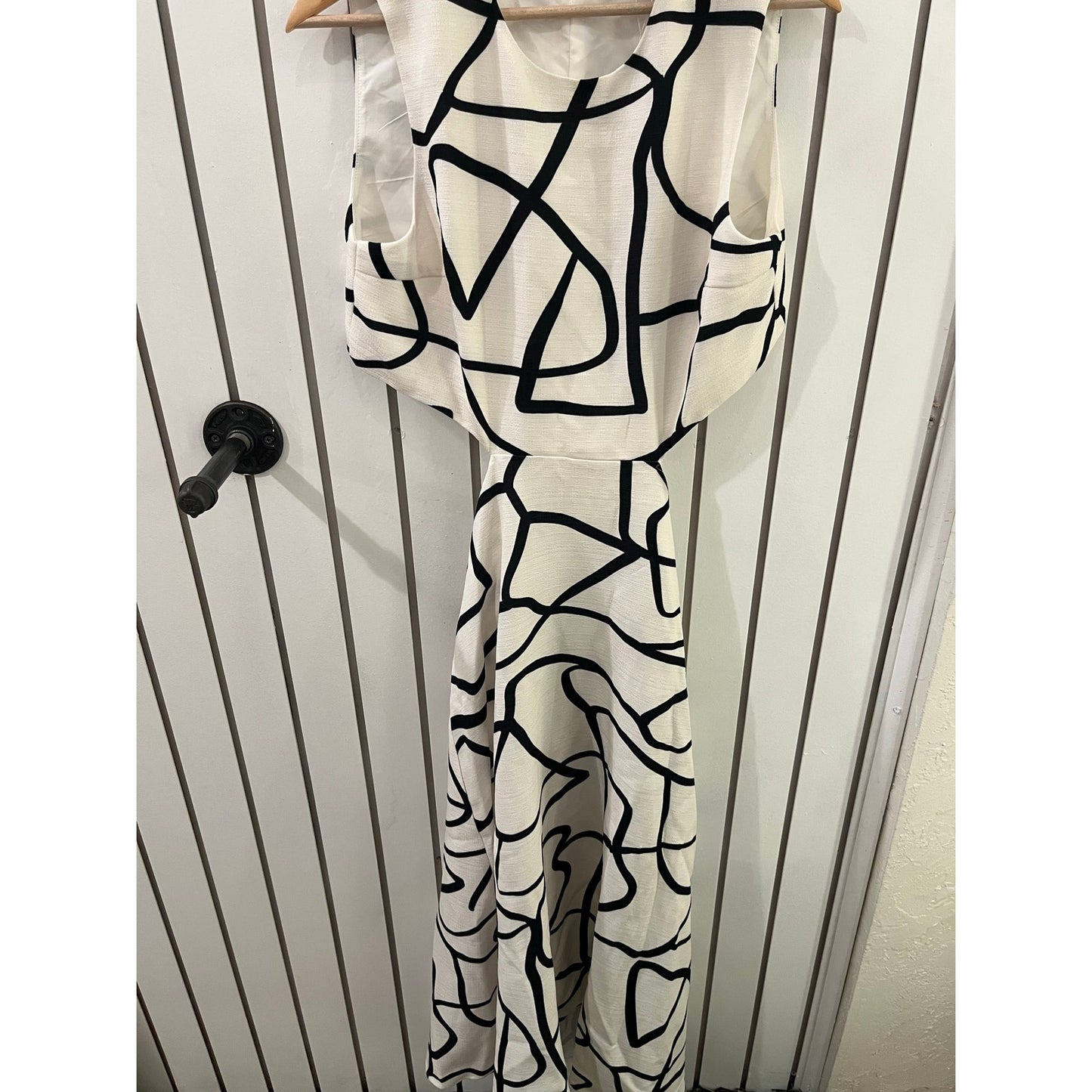 Urban Revivo Cream and Black Dress NWT