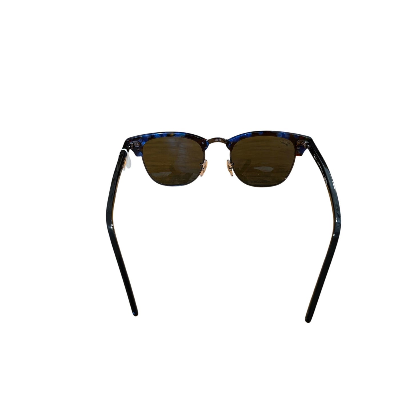 Ray-Ban Clubmaster Sunglasses in Fleck Blue Green Lenses Brand New
