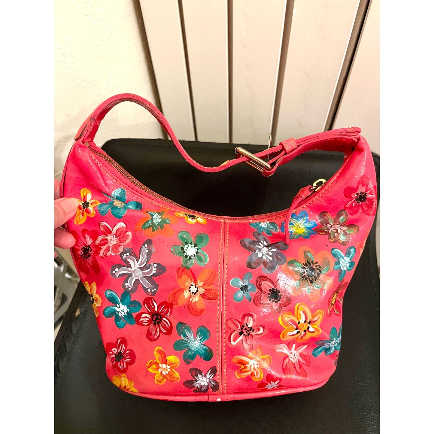 Dooney & Bourke Vintage Custom Hand Painted Bag